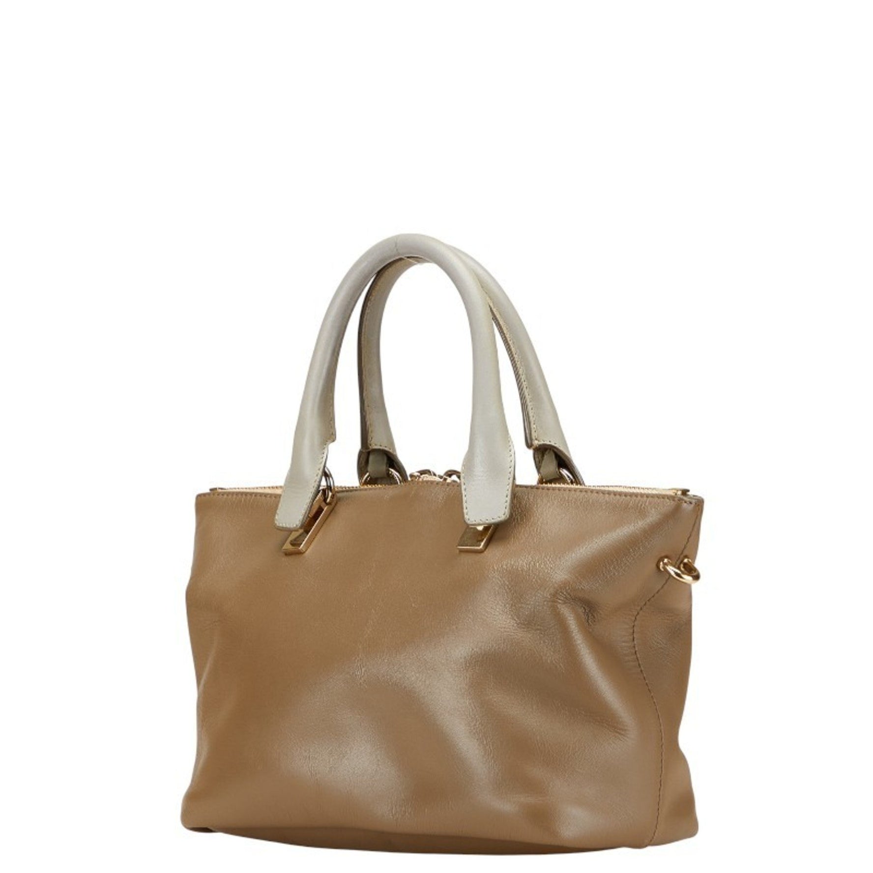 Chloé Chloe Bailey handbag/shoulder bag, greige/gray leather