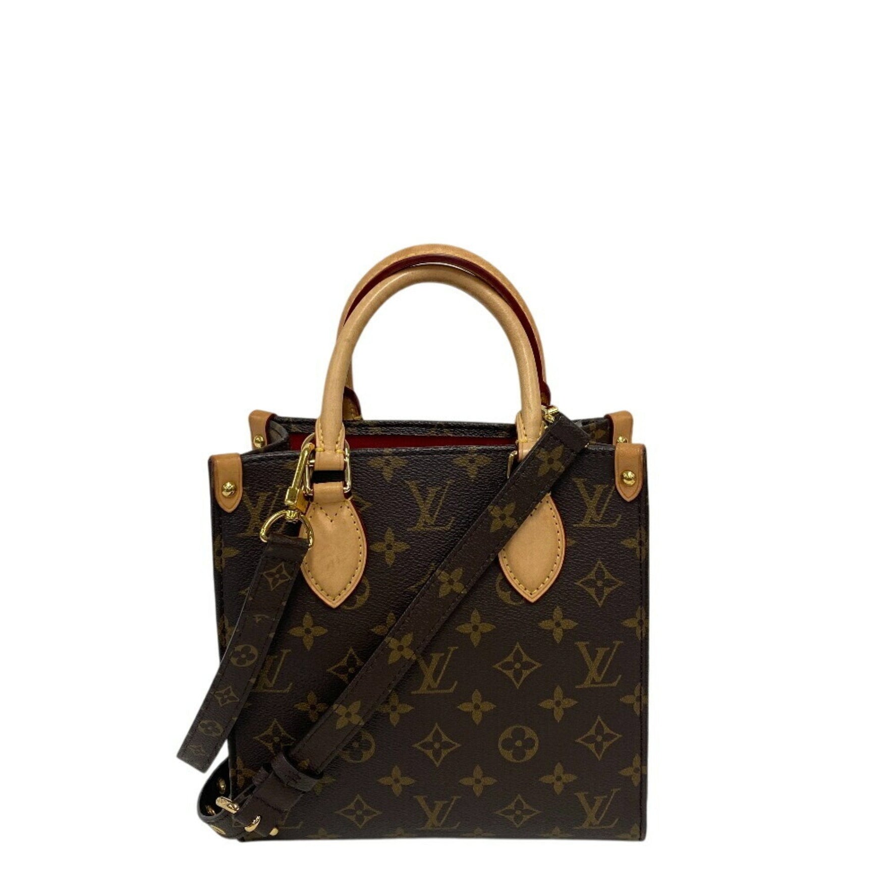 Louis Vuitton Sac Plat BB Handbag Monogram Shoulder Bag