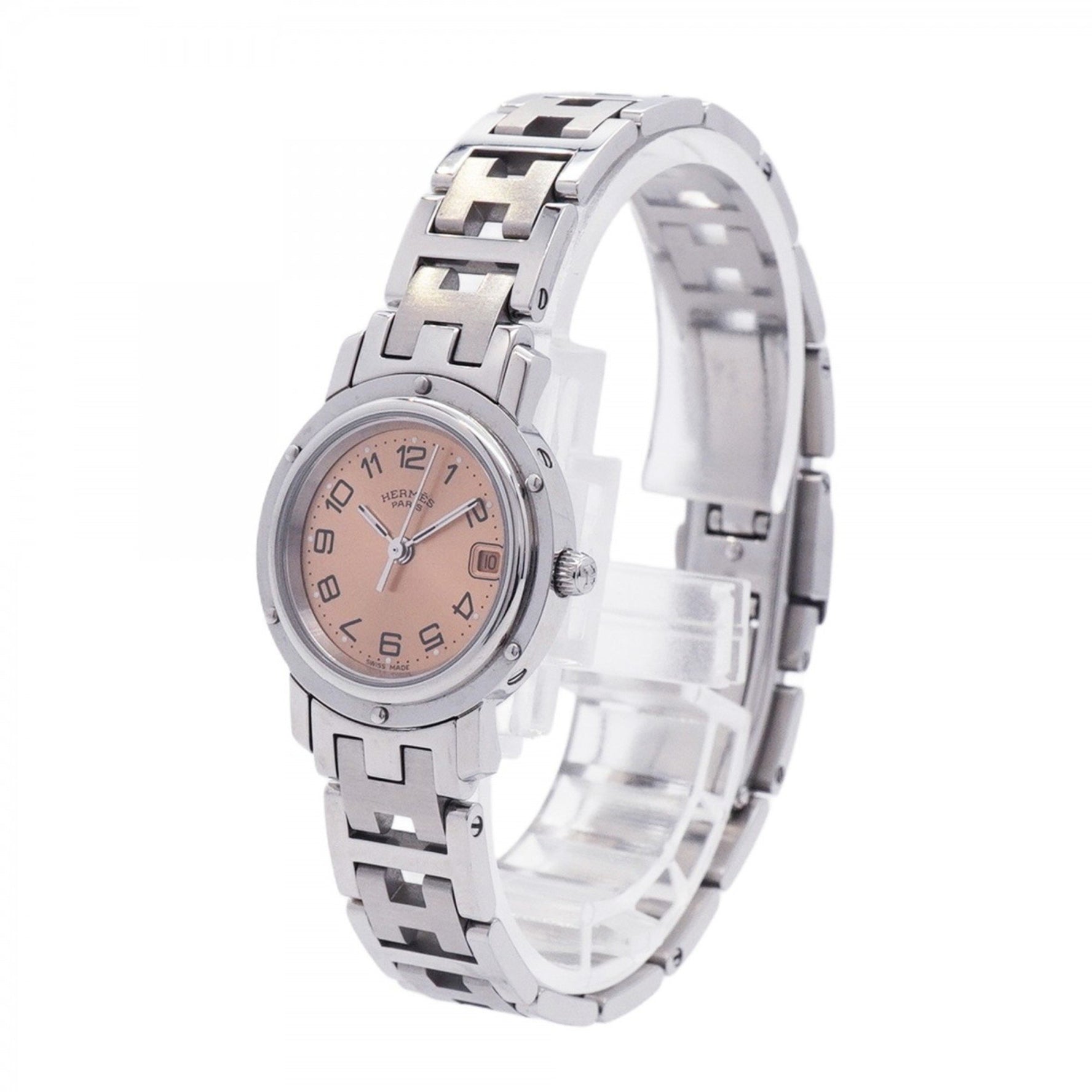 Hermès Clipper CL4.210 Pink Dial Women's Watch