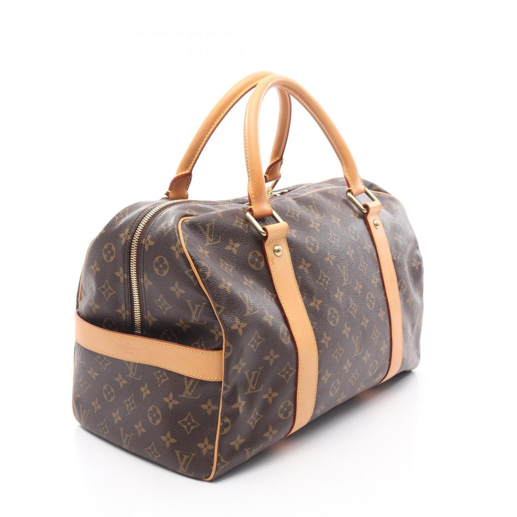 Louis Vuitton Carryall Boston Bag, Coated Canvas and Leather, Monogram, Men's