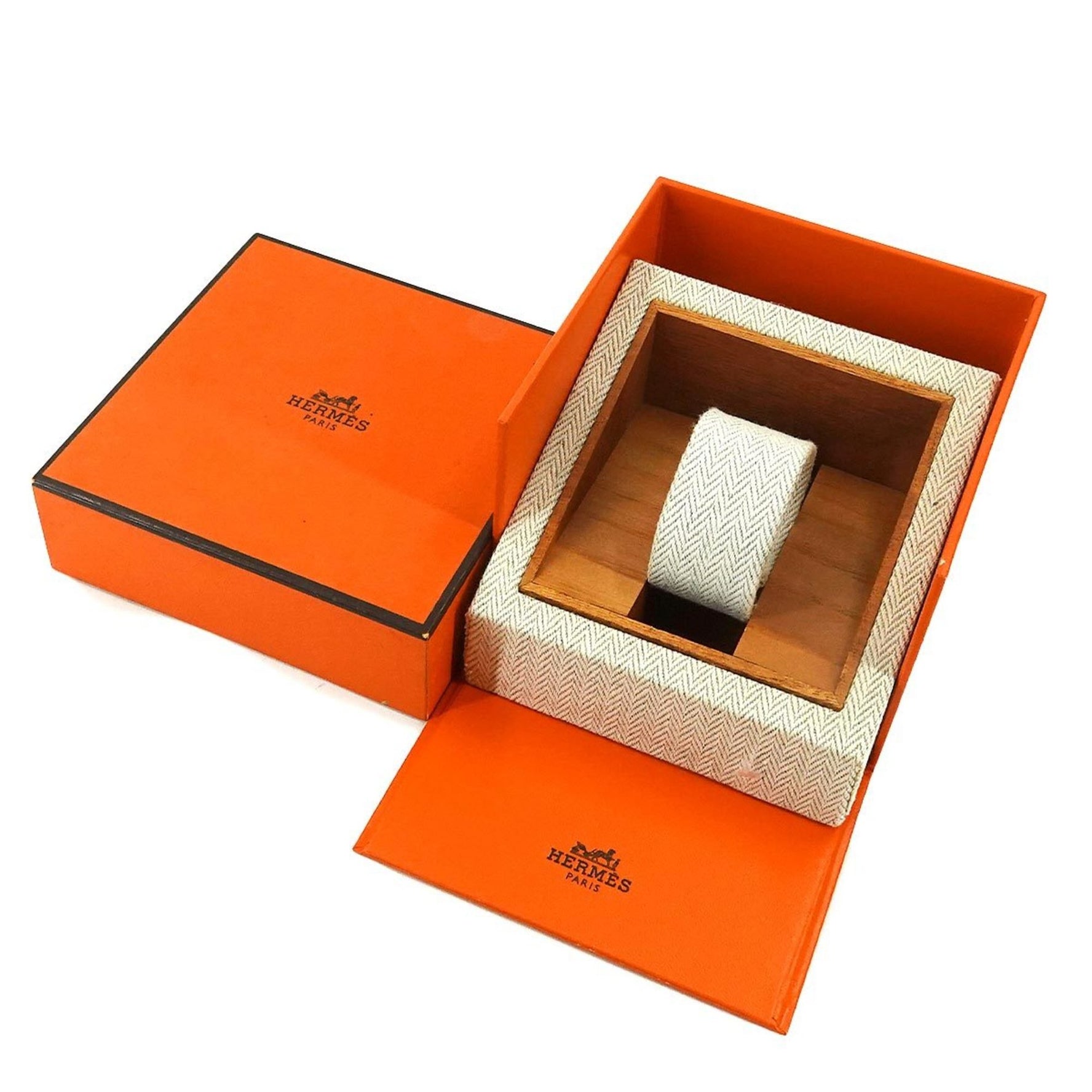 Hermès Clipper CL4 210 Women's Watch with Date, White Quartz Movement