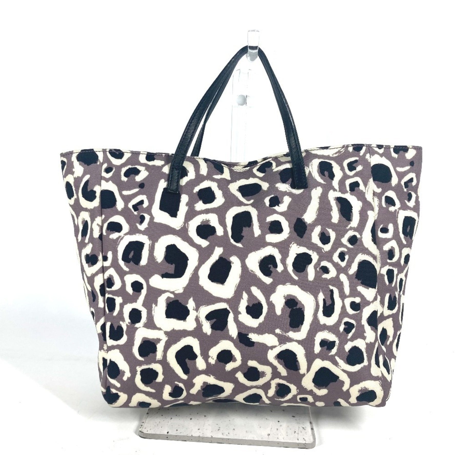 GUCCI Children's Leopard Print Handbag/Tote Bag in Nylon/Leather, Purple