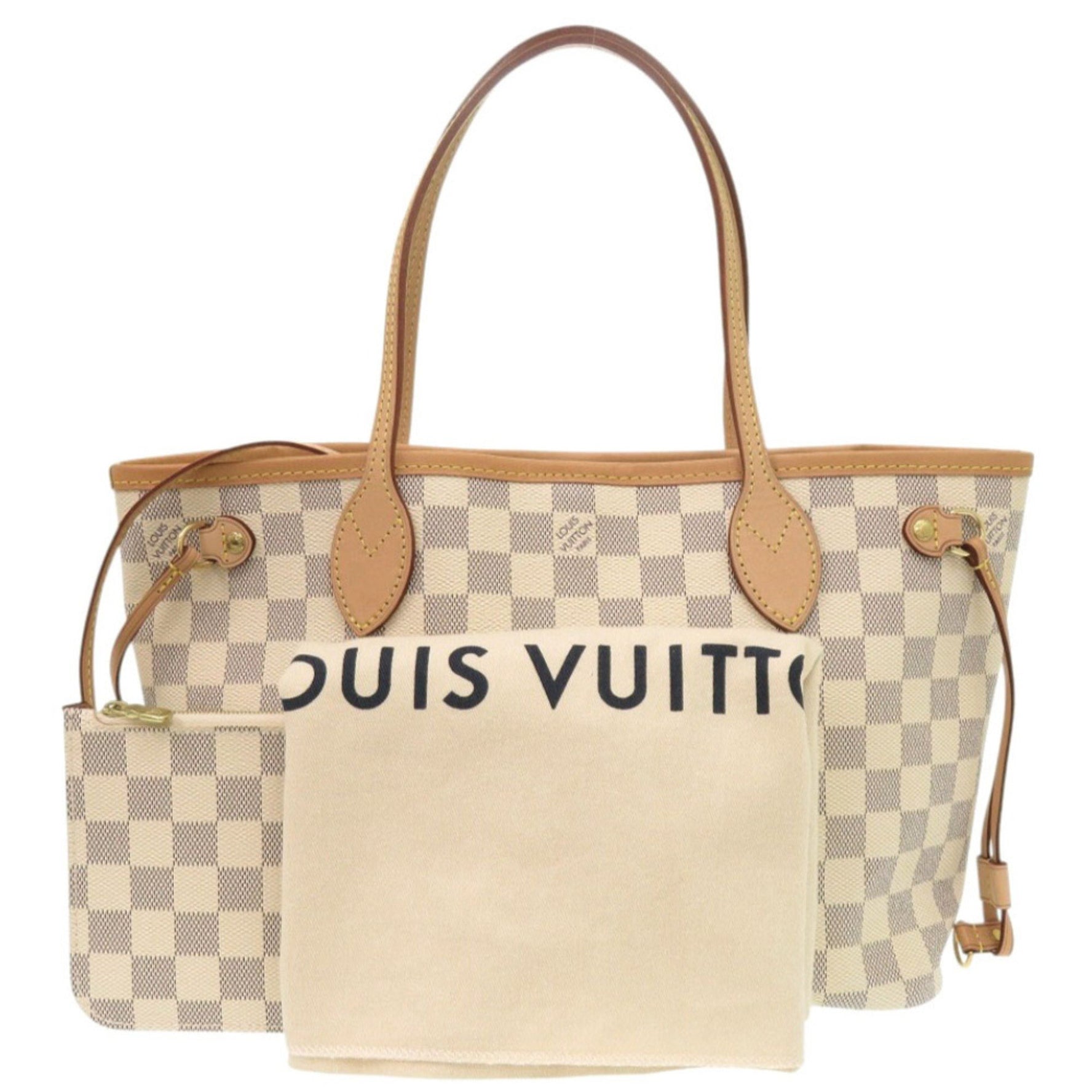 Louis Vuitton Neverfull PM Damier Azur Tote Bag LV 1042 LOUIS VUITTON