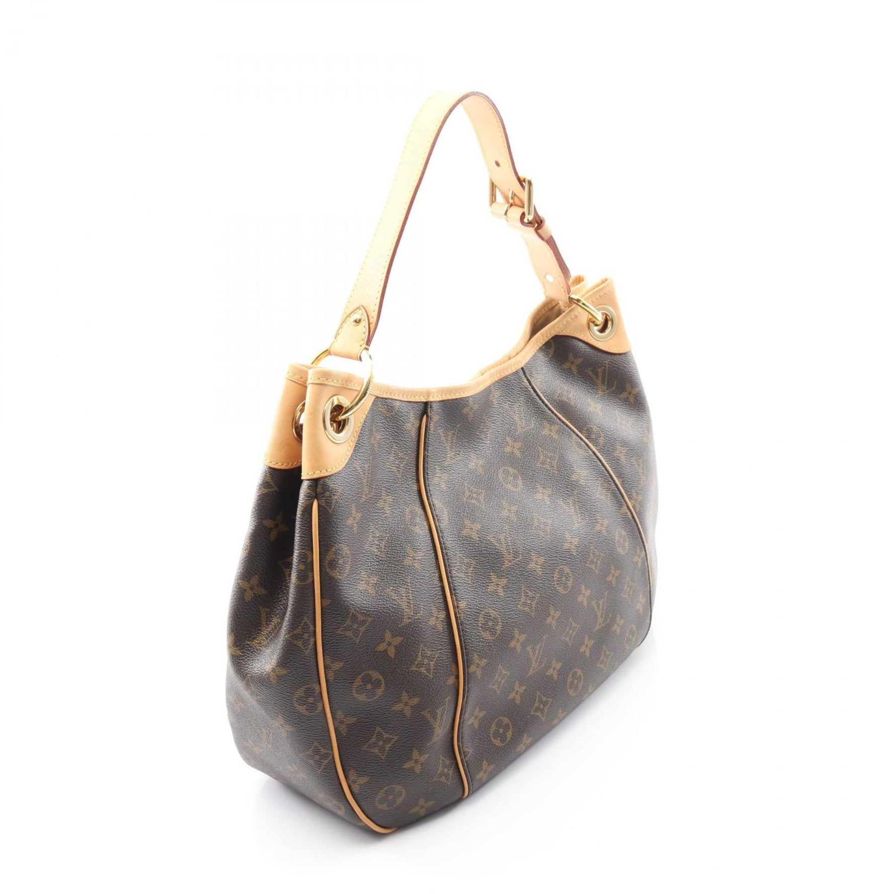 Louis Vuitton Galliera PM Shoulder Bag, Coated Canvas and Leather, Monogram, Brown
