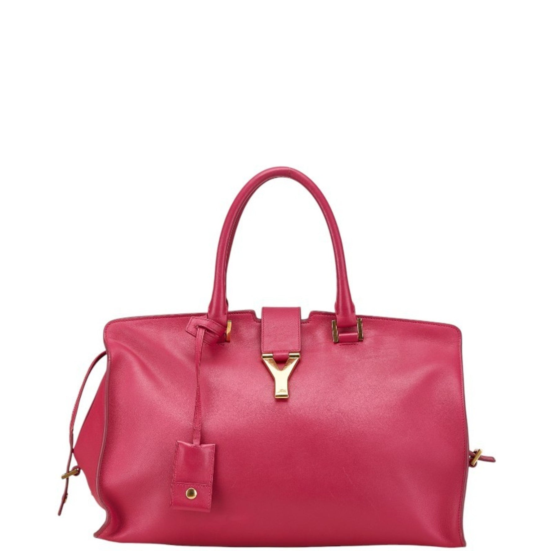 Saint Laurent Petit Cabas Y-line handbag pink leather women's SAINT LAURENT