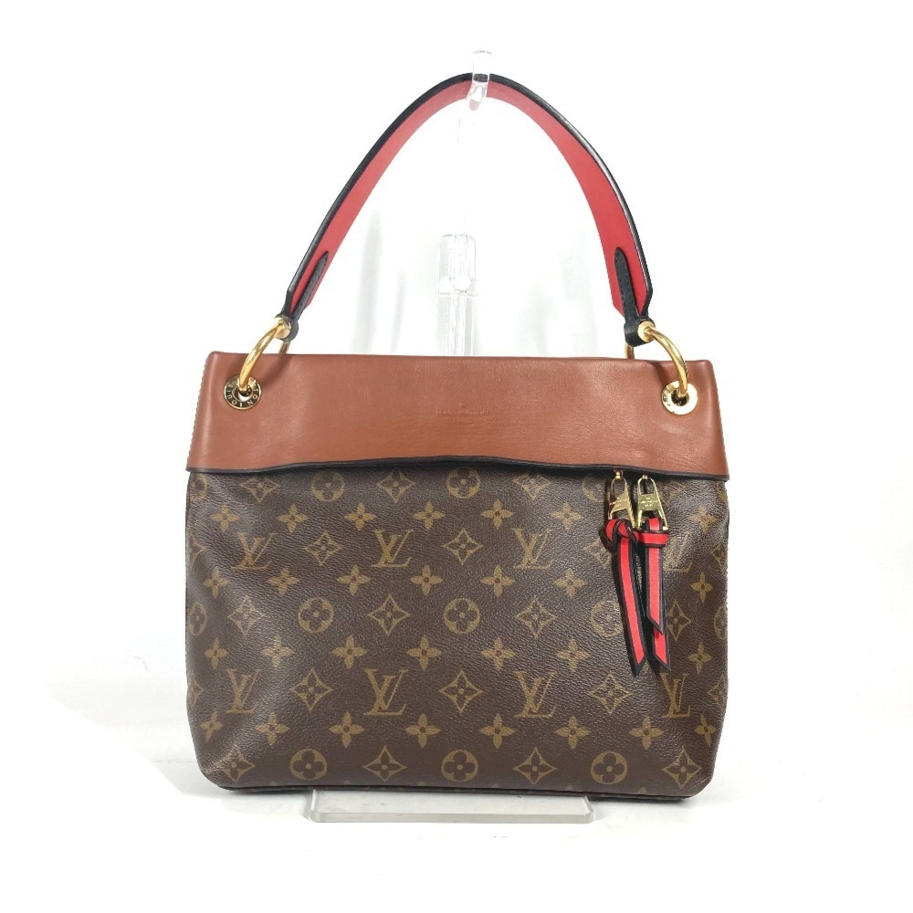 Louis Vuitton Monogram Tuileries Besace Shoulder Bag Handbag Canvas