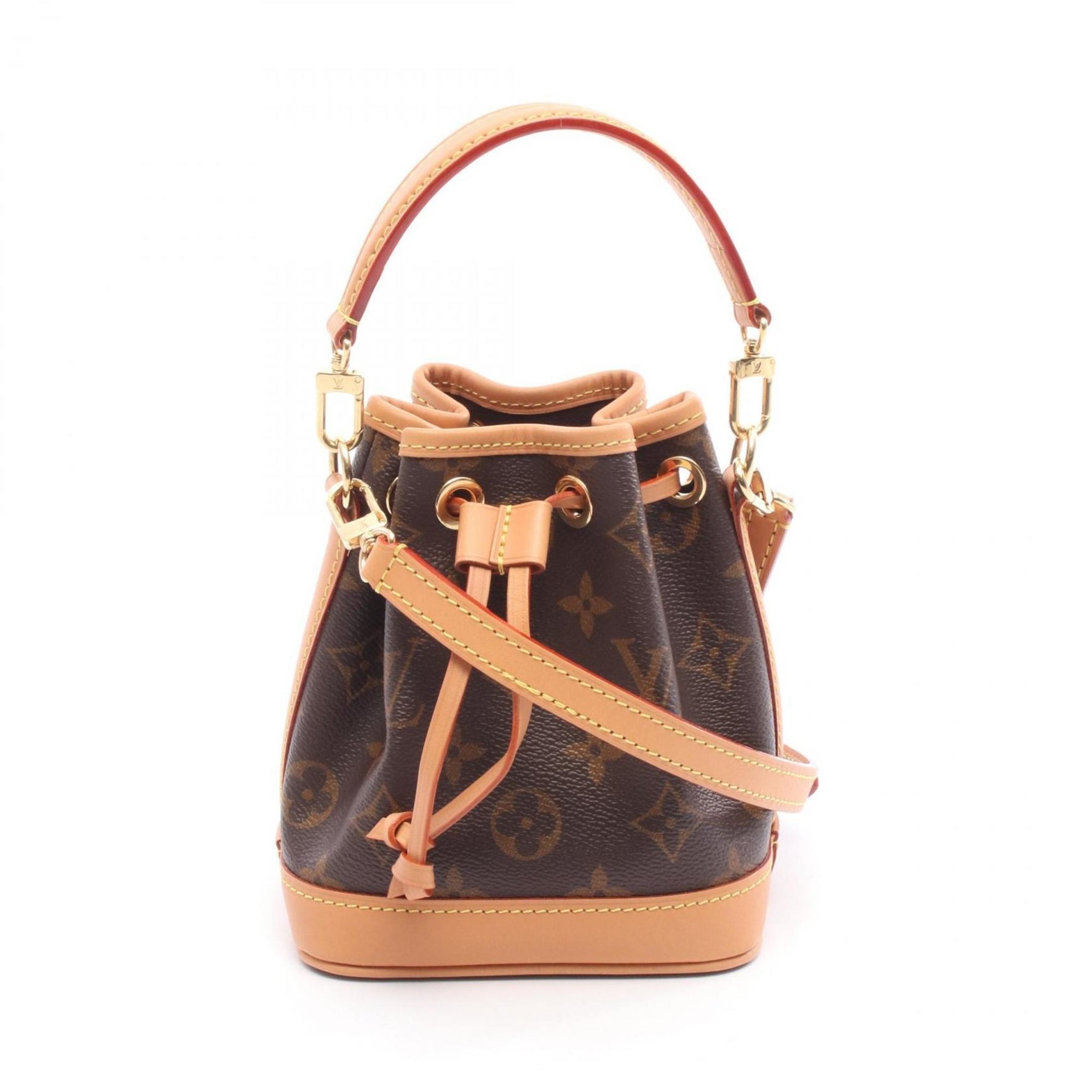 Louis Vuitton Nano Noe Handbag, Coated Canvas and Leather, Monogram