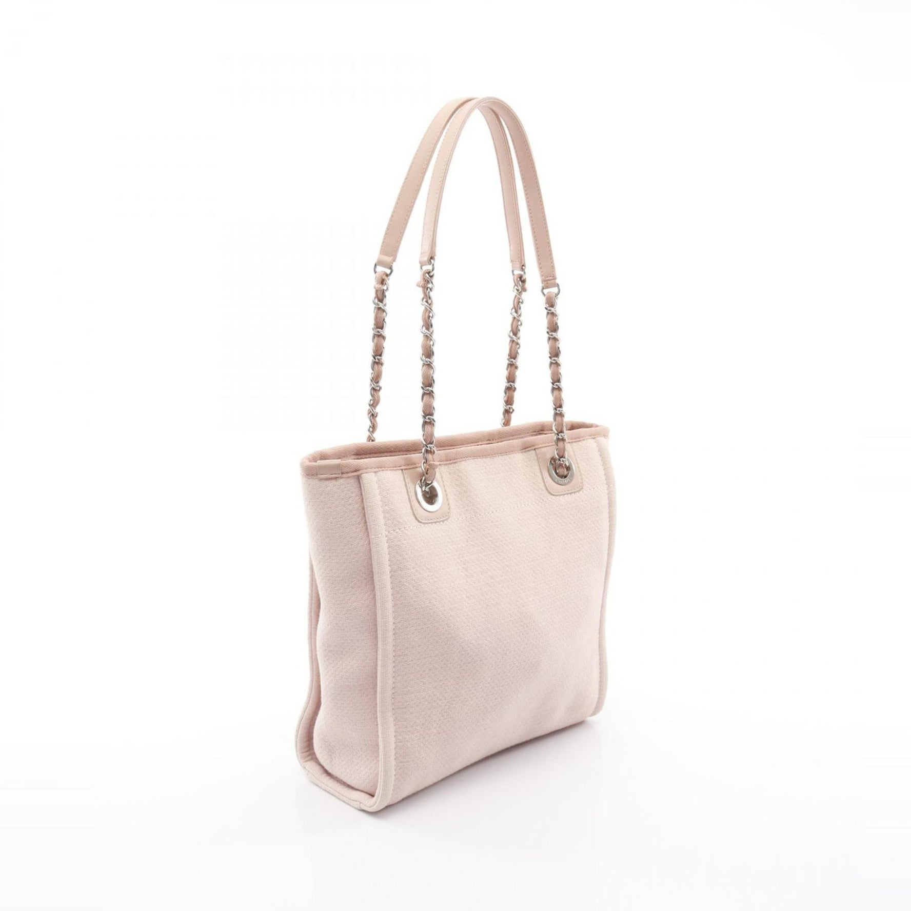 CHANEL Deauville PM Tote Bag, Canvas and Leather