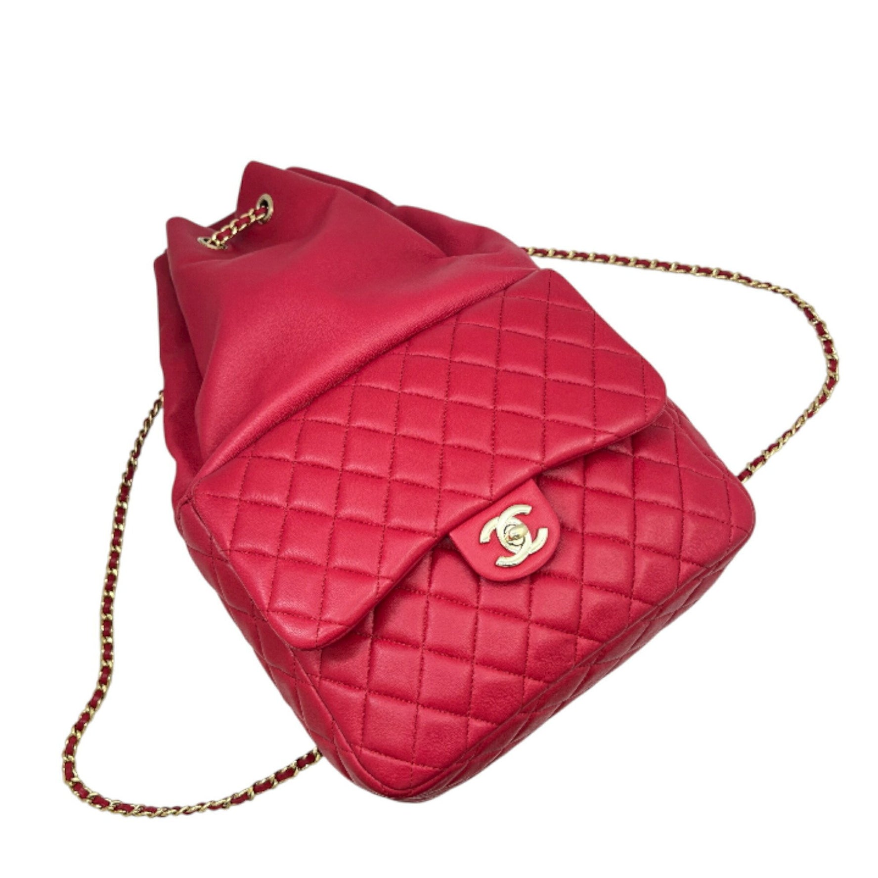 CHANEL Matelasse Backpack in Lambskin