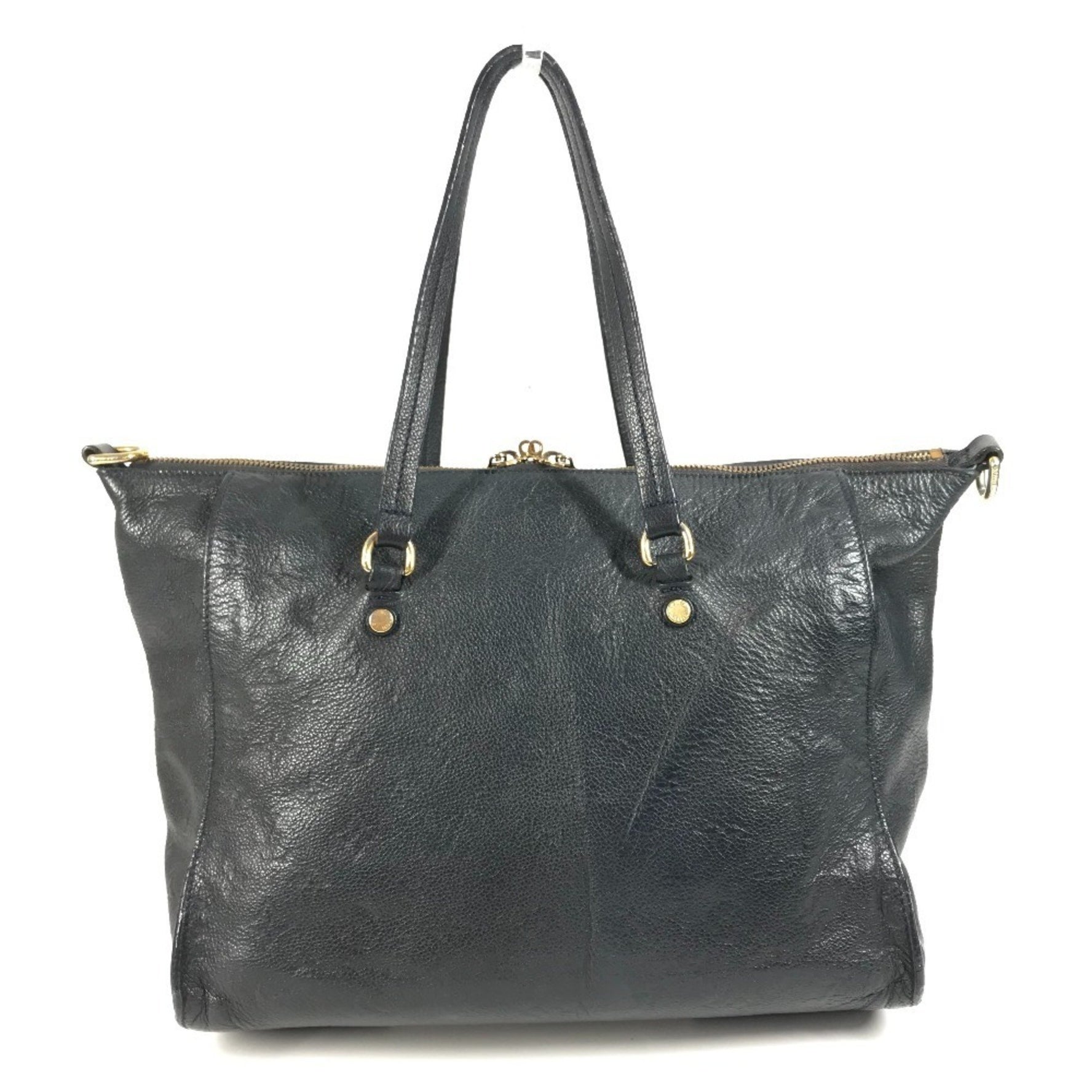 LOUIS VUITTON Monogram Empreinte Lumineuse PM Shoulder Bag/Tote Bag in Leather, Infini Navy