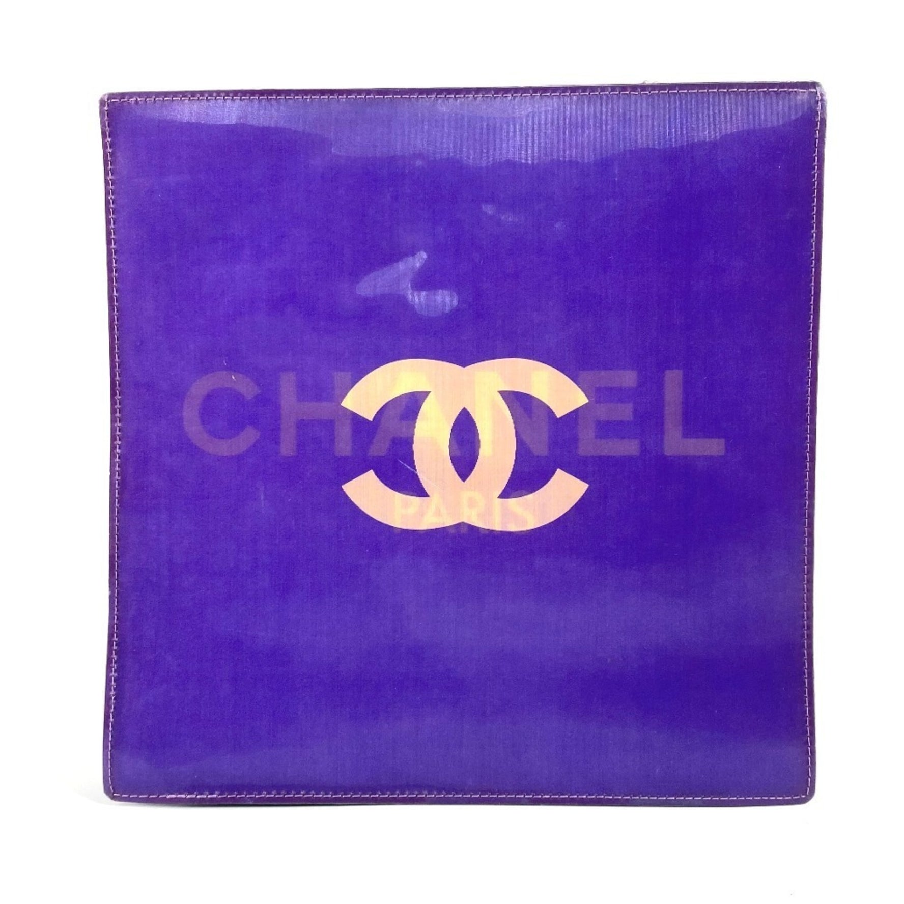 CHANEL Hologram CC Coco Mark Logo Bag Chain Shoulder W Vinyl