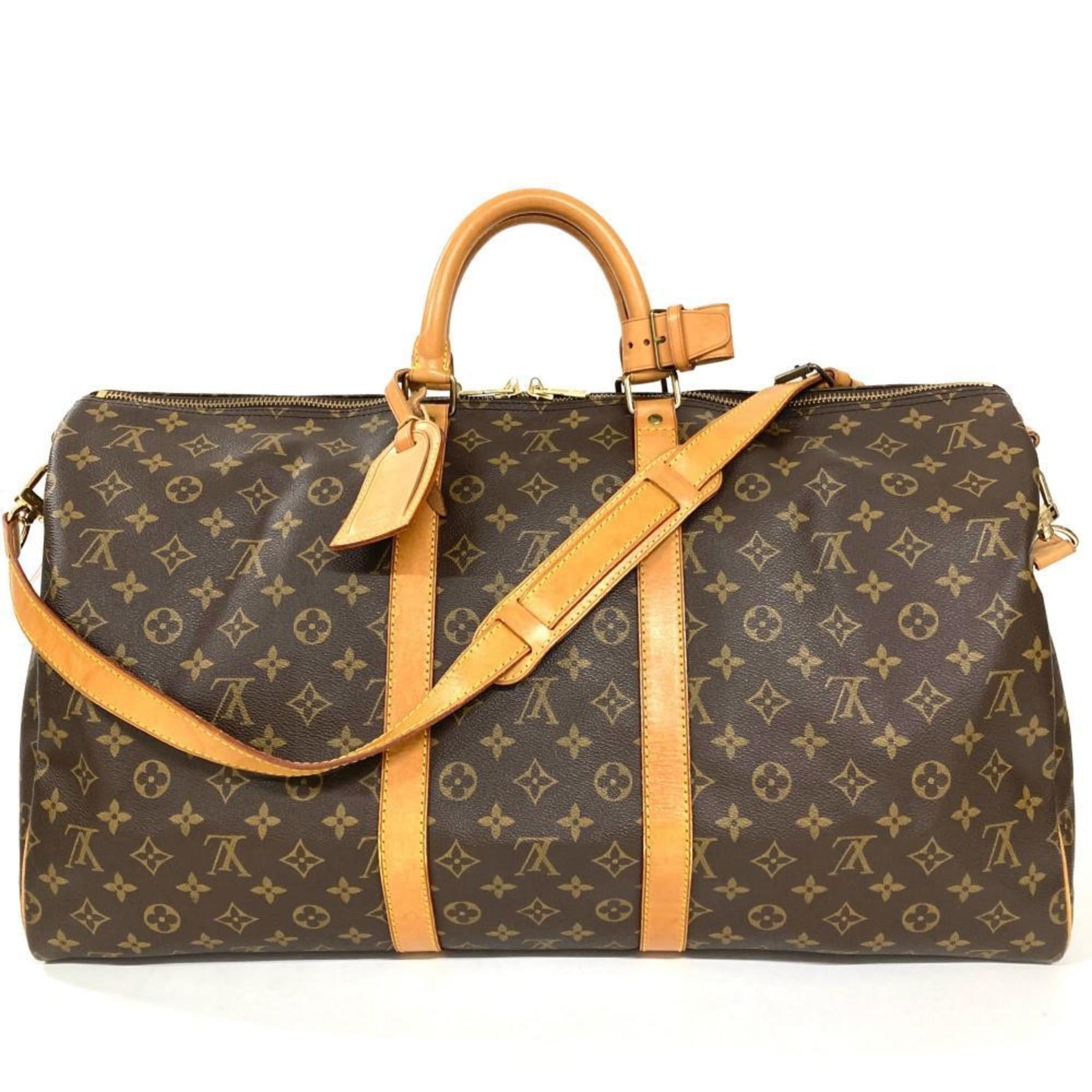 Louis Vuitton Keepall 55 Boston Bag in Monogram Canvas