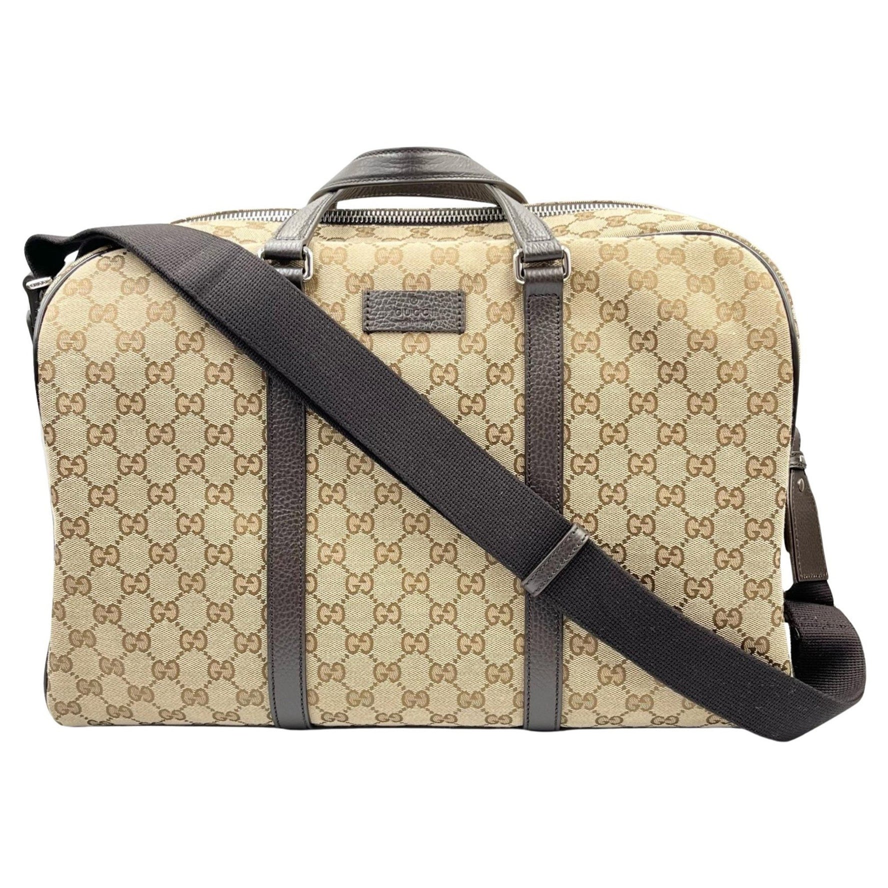 Gucci GG Canvas 2-Way Boston Bag for Men