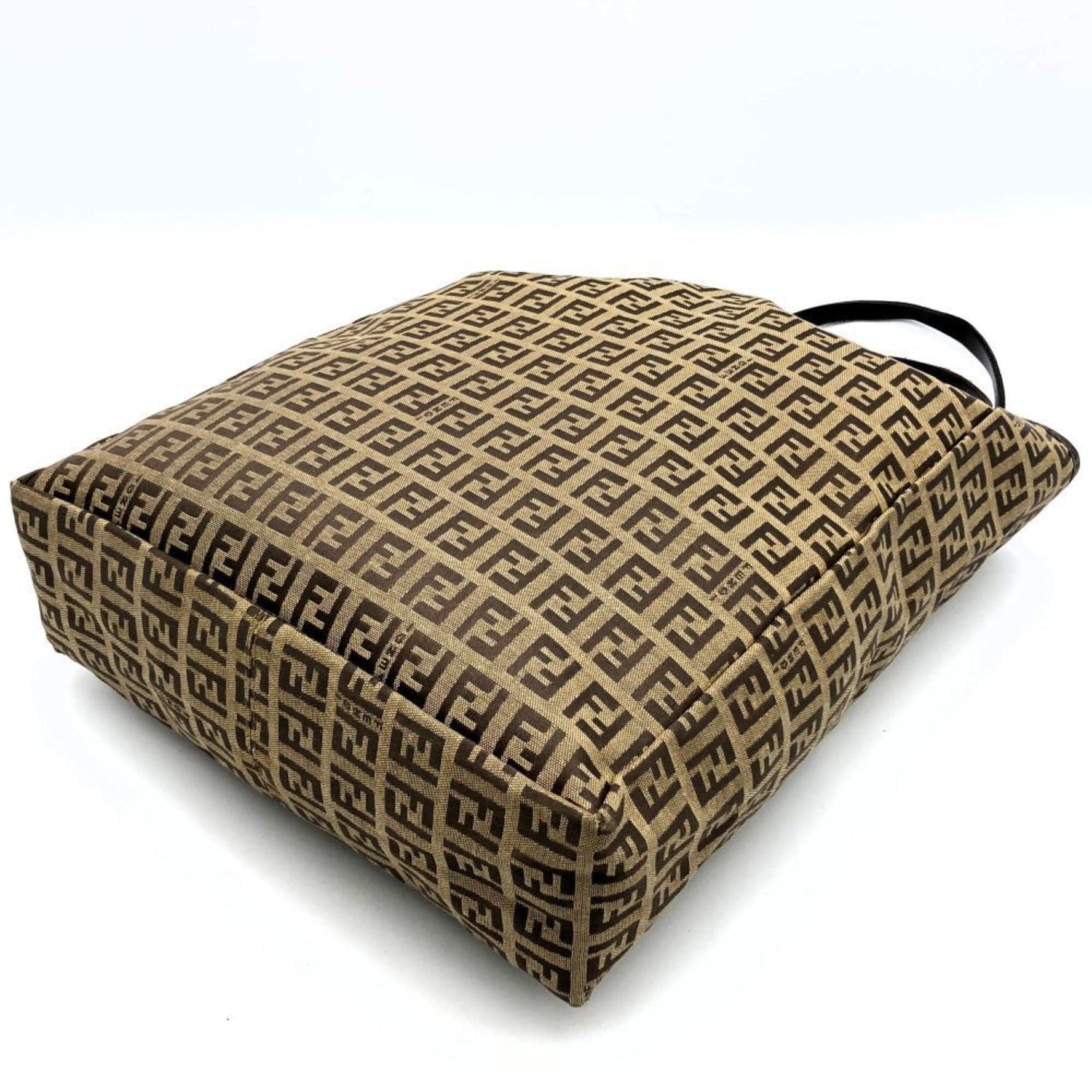 FENDI Tote Bag, Nylon Canvas, Zucchino, Men's