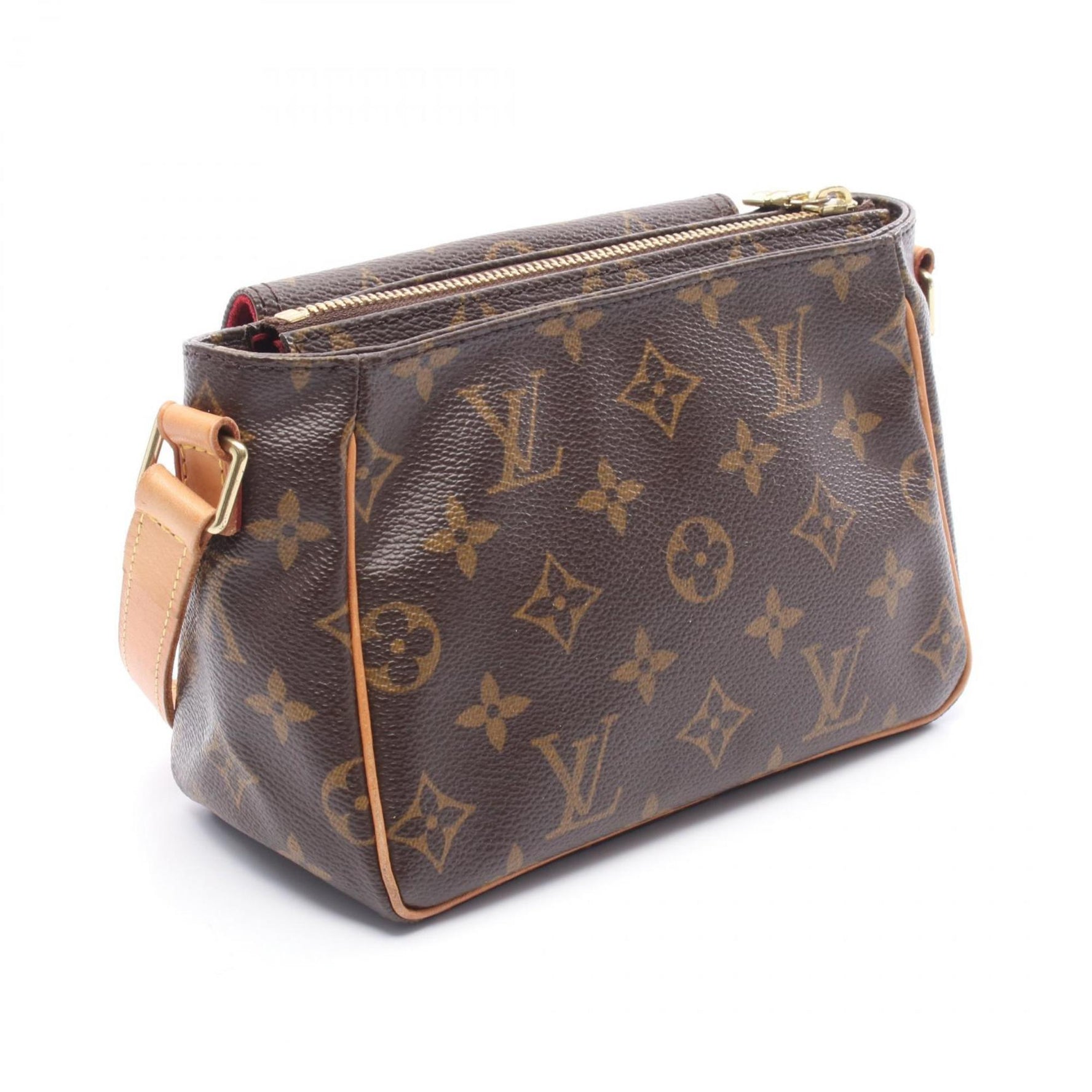 Louis Vuitton Viva Cite PM Shoulder Bag in Coated Canvas and Leather with Monogram Design