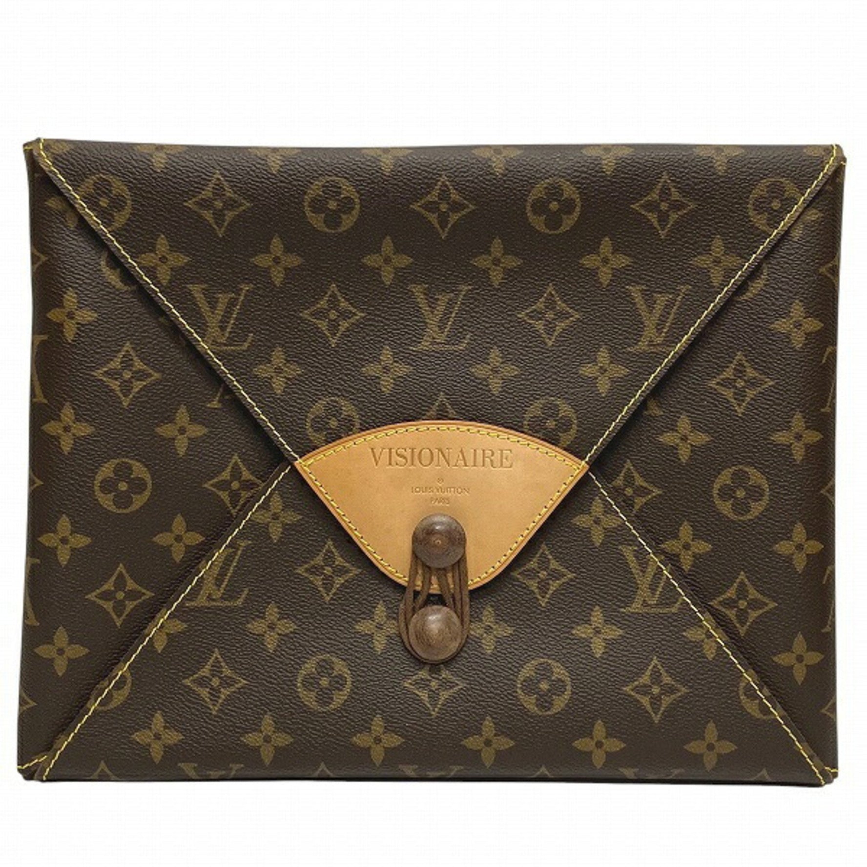 Louis Vuitton Monogram Visionnaire M99045 100th Anniversary Limited Edition Case Bag Clutch Second for Men and Women