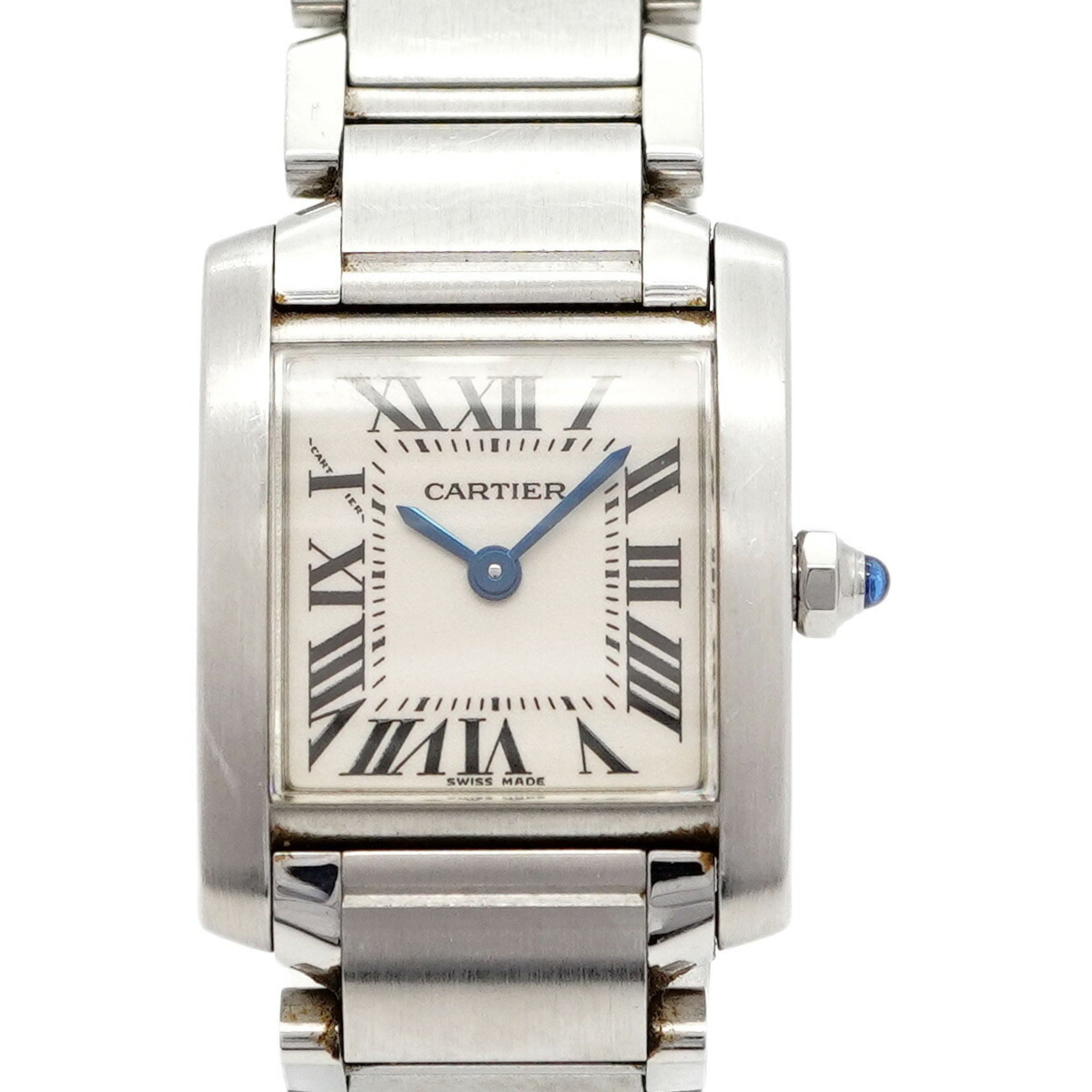 Cartier Tank Française SM Ivory Dial Watch