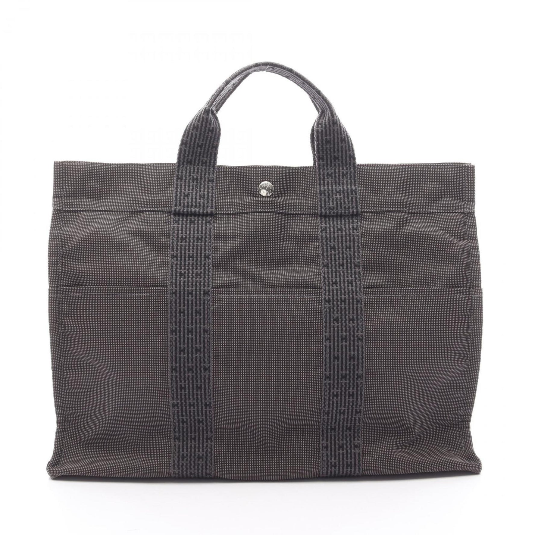 Hermes Hermès Air Line MM Tote Bag, Nylon Canvas, Men's and