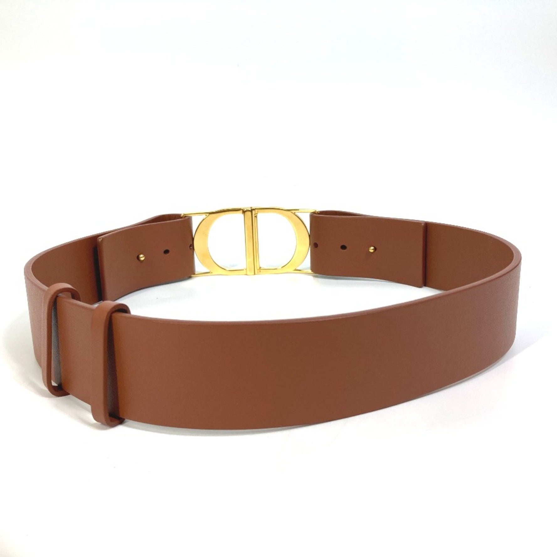 Christian Dior CD logo CD buckle belt GoldHardware
