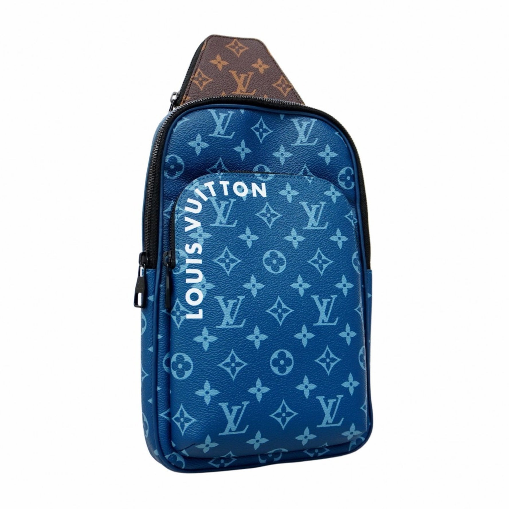 Louis Vuitton Monogram Avenue Sling Bag M23782 Blue/Brown Men's