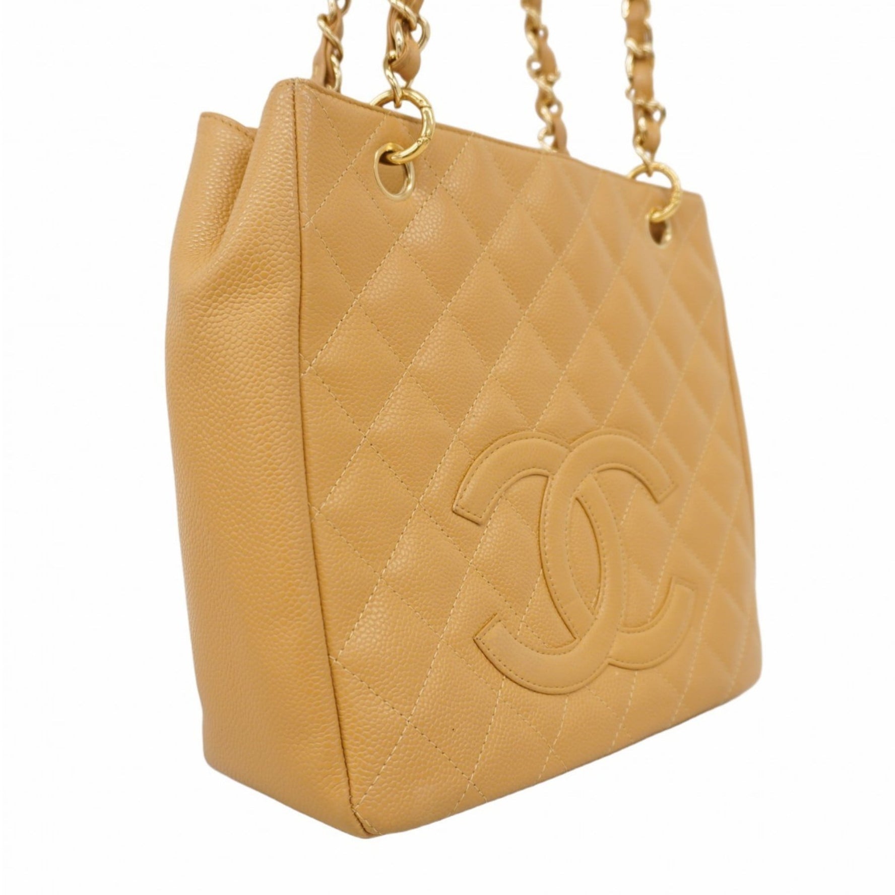 Chanel Shoulder Bag Chain Caviar Skin