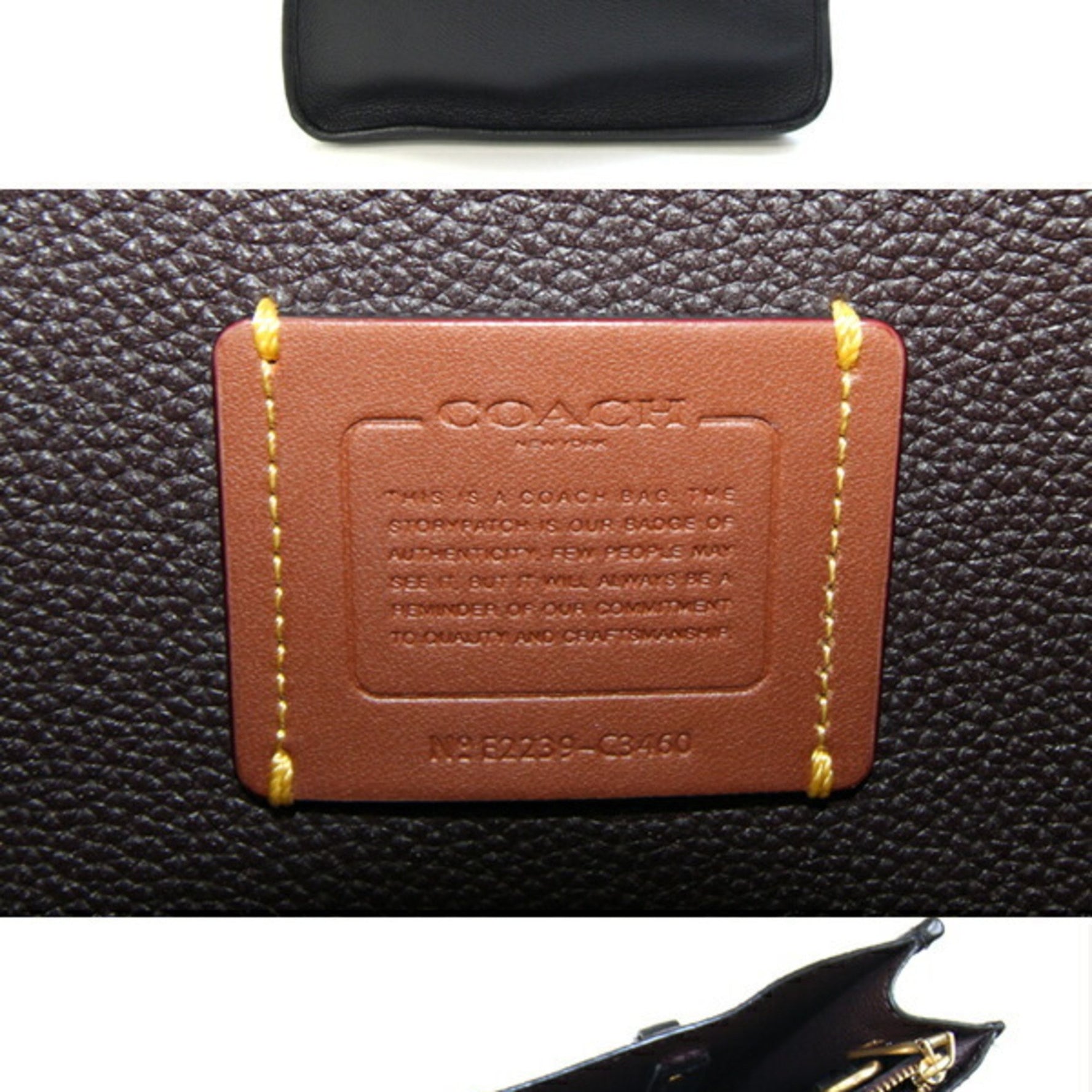 Coach Handbag Tyler Carryall 28 Leather Shoulder Bag Hand Tote