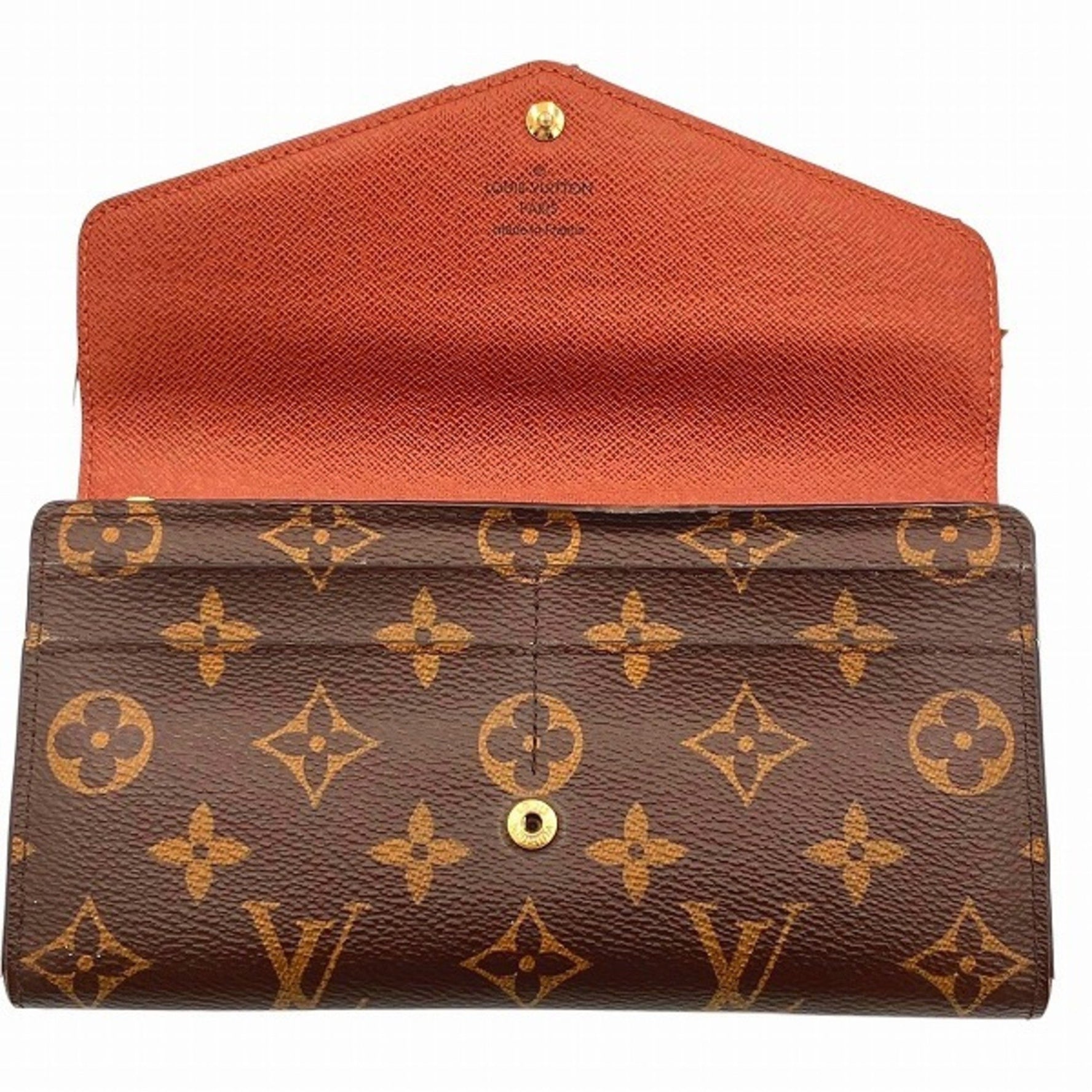 Louis Vuitton Monogram Portefeuille Sarah M60531 Long Wallet for Men and Women
