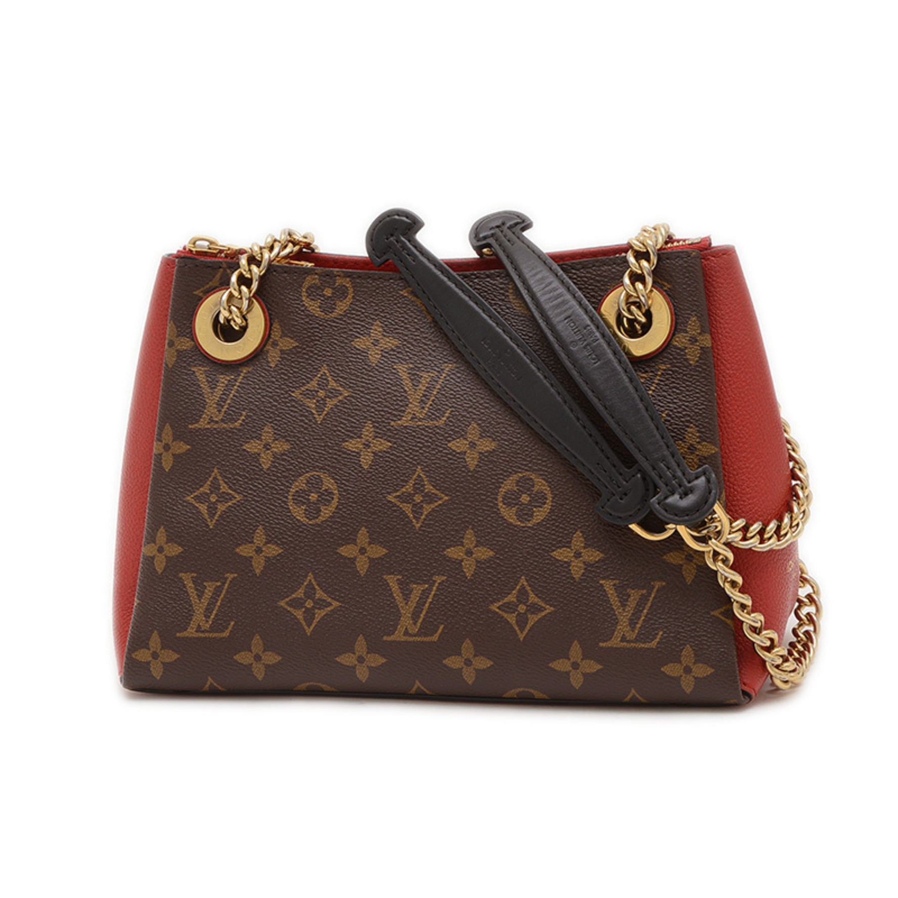 Louis Vuitton Monogram Surenne BB Bag Shoulder Cerise BP