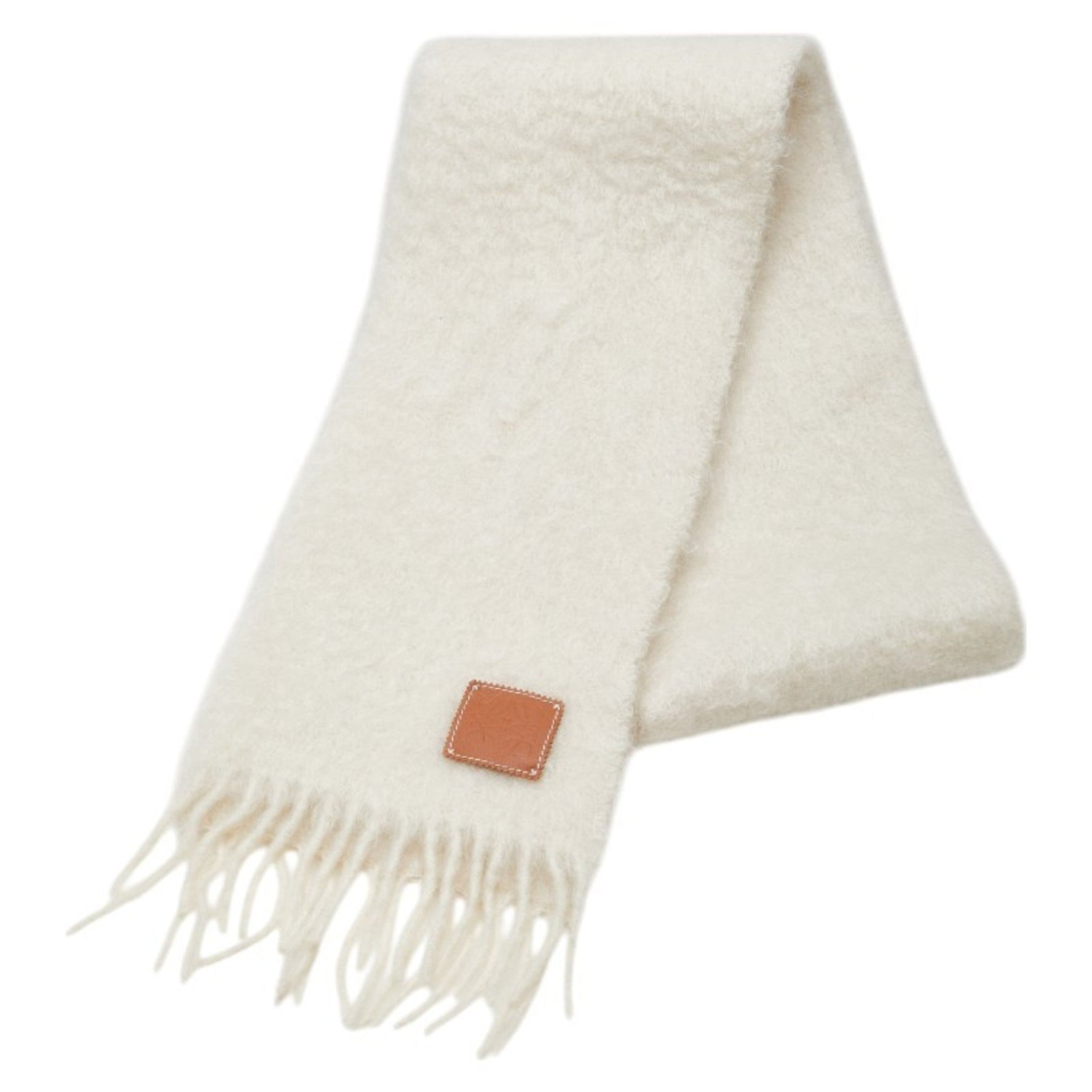 LOEWE Anagram Scarf in Wool and Mohair