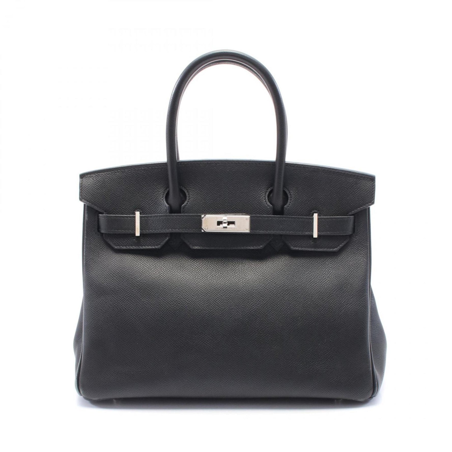 Hermes HERMES Birkin 30 Handbag Leather Epsom Women's Black 041701CK