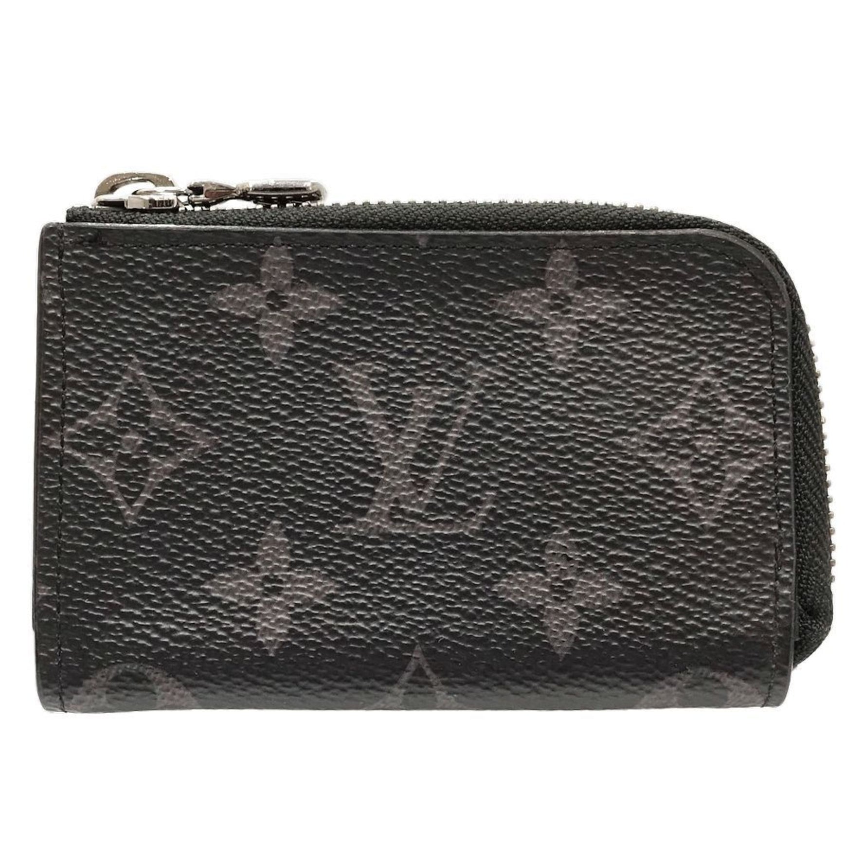 Louis Vuitton Wallet/Coin Case Porte Monnaie Jour Monogram Eclipse Black