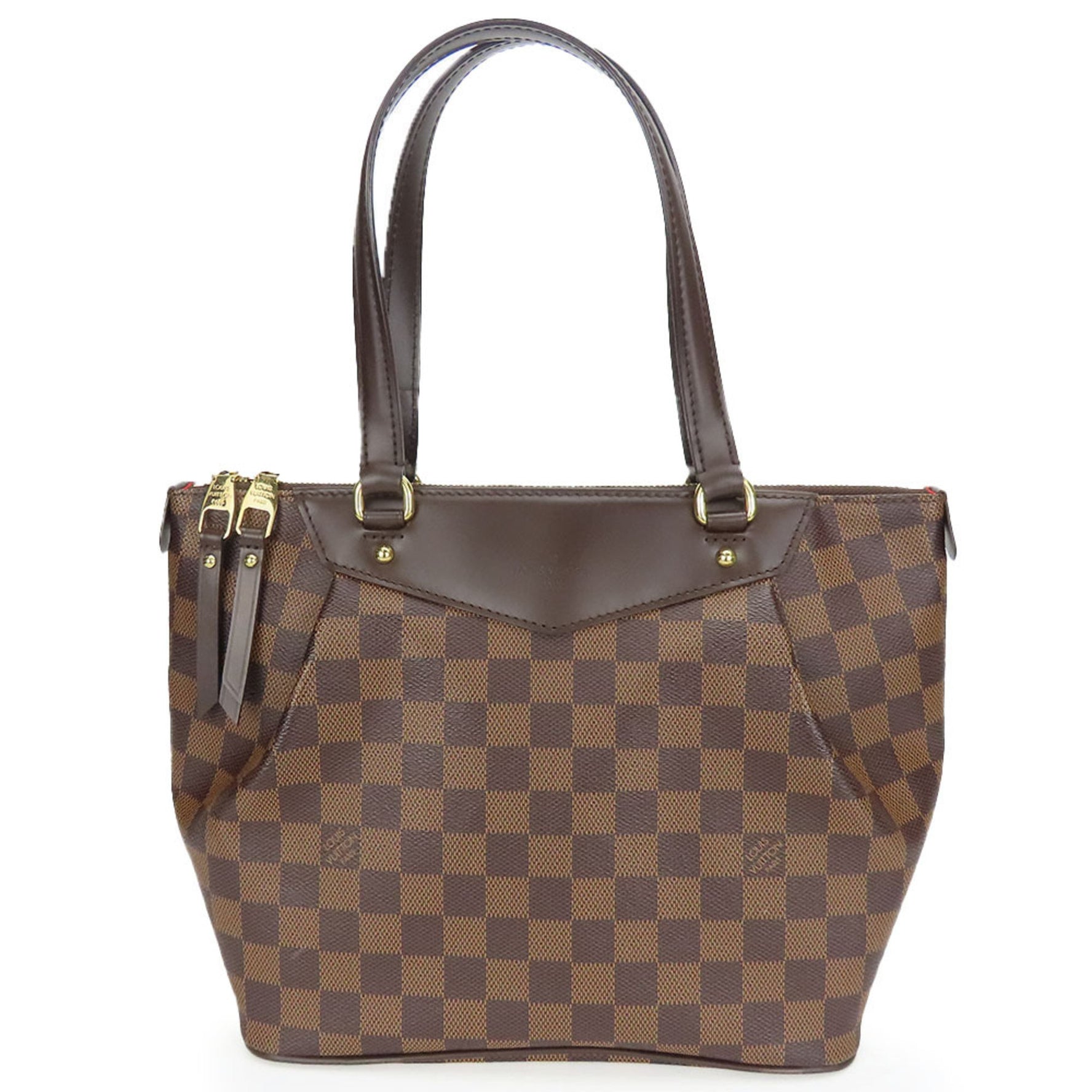 Louis Vuitton Tote Bag Westonminster PM N41102 Damier Leather Brown Women's LOUIS VUITTON