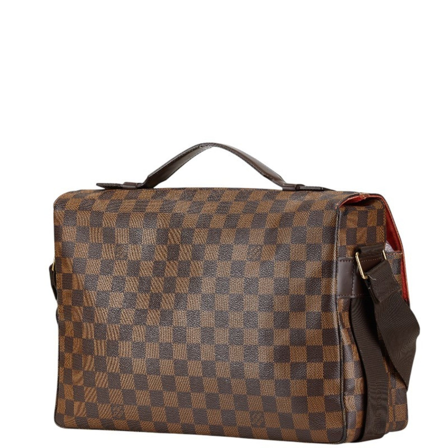 Louis Vuitton Damier Broadway Handbag Shoulder Bag PVC Leather