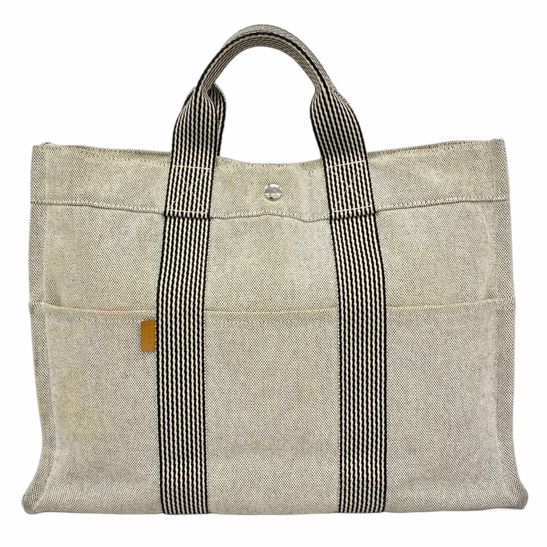 Hermes Hermès New Foule MM Tote Bag, Canvas, Men's and