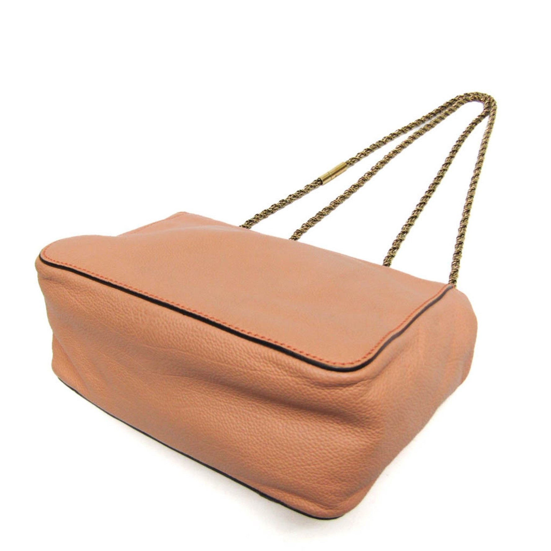 Chloé Elsie Leather Shoulder Bag Coral Pink