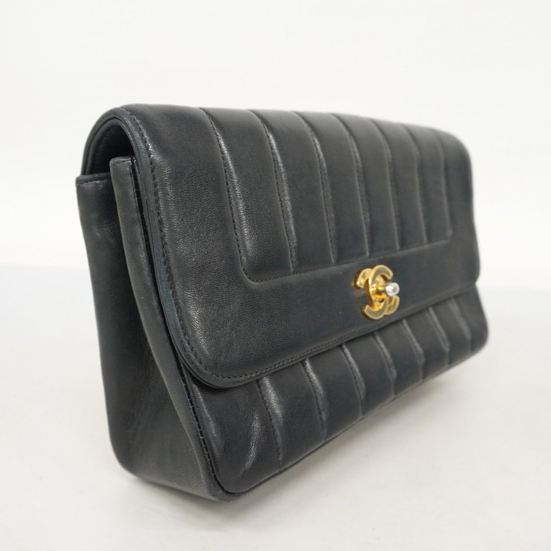Chanel Mademoiselle Shoulder Bag, Chain Lambskin