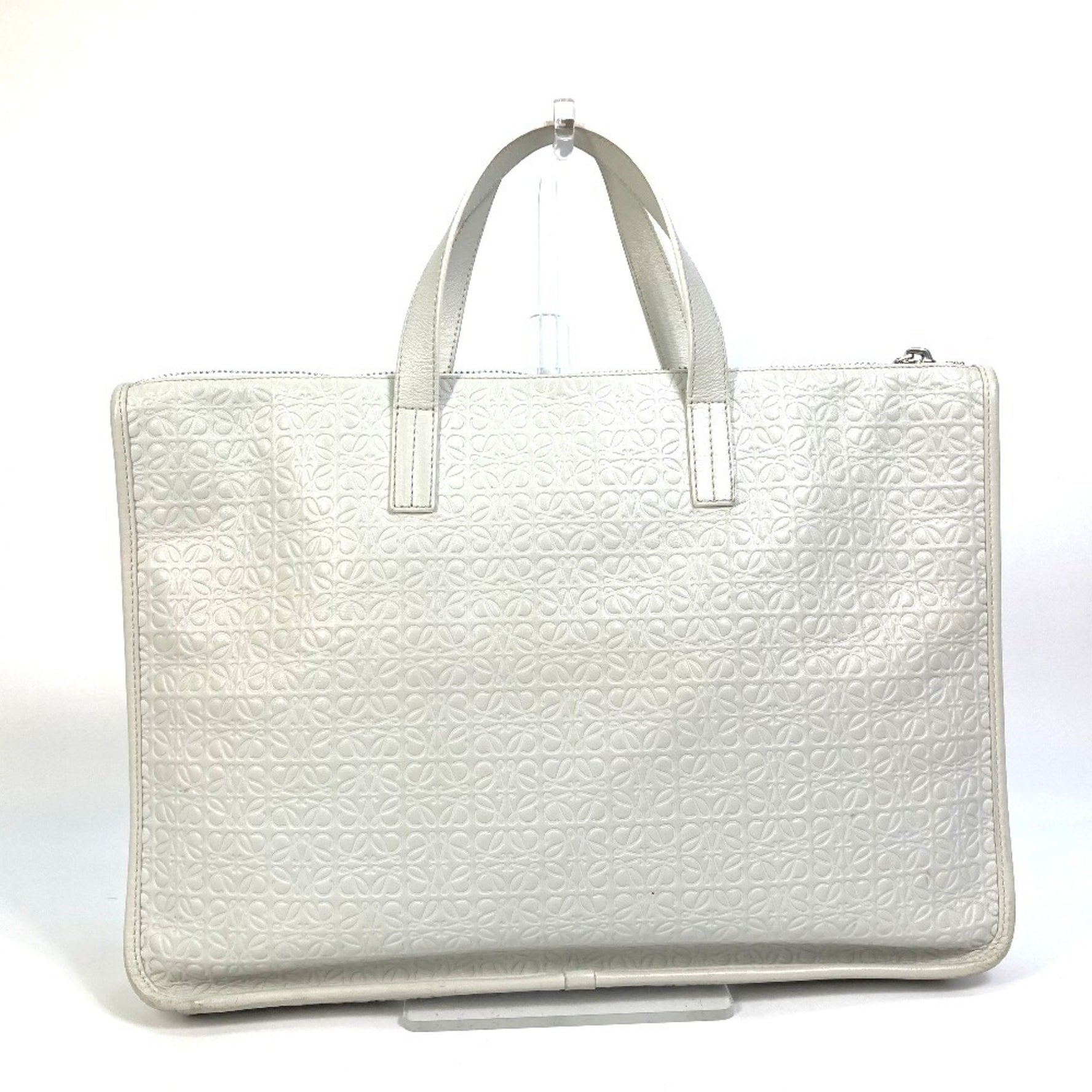 LOEWE Anagram Briefcase, Business Bag, Handbag, Tote Leather, Unisex