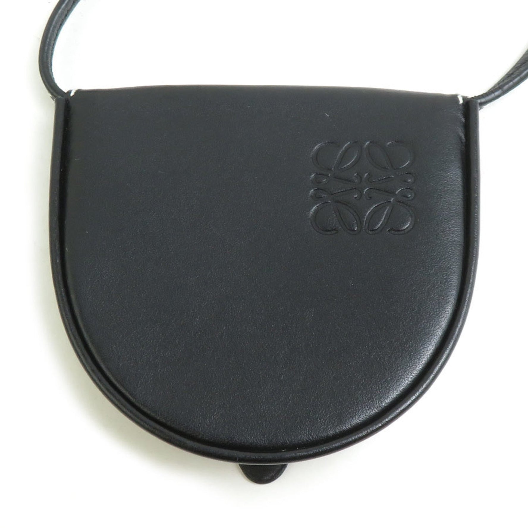 LOEWE Wallet/Coin Case Heel Pouch Leather