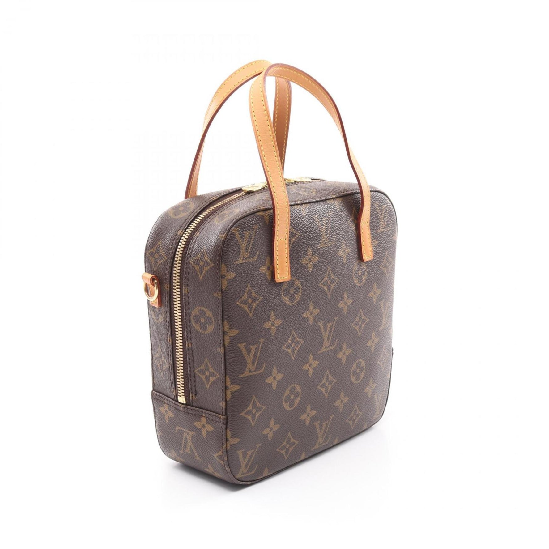 Louis Vuitton Spontini Monogram Handbag, Coated Canvas and Leather
