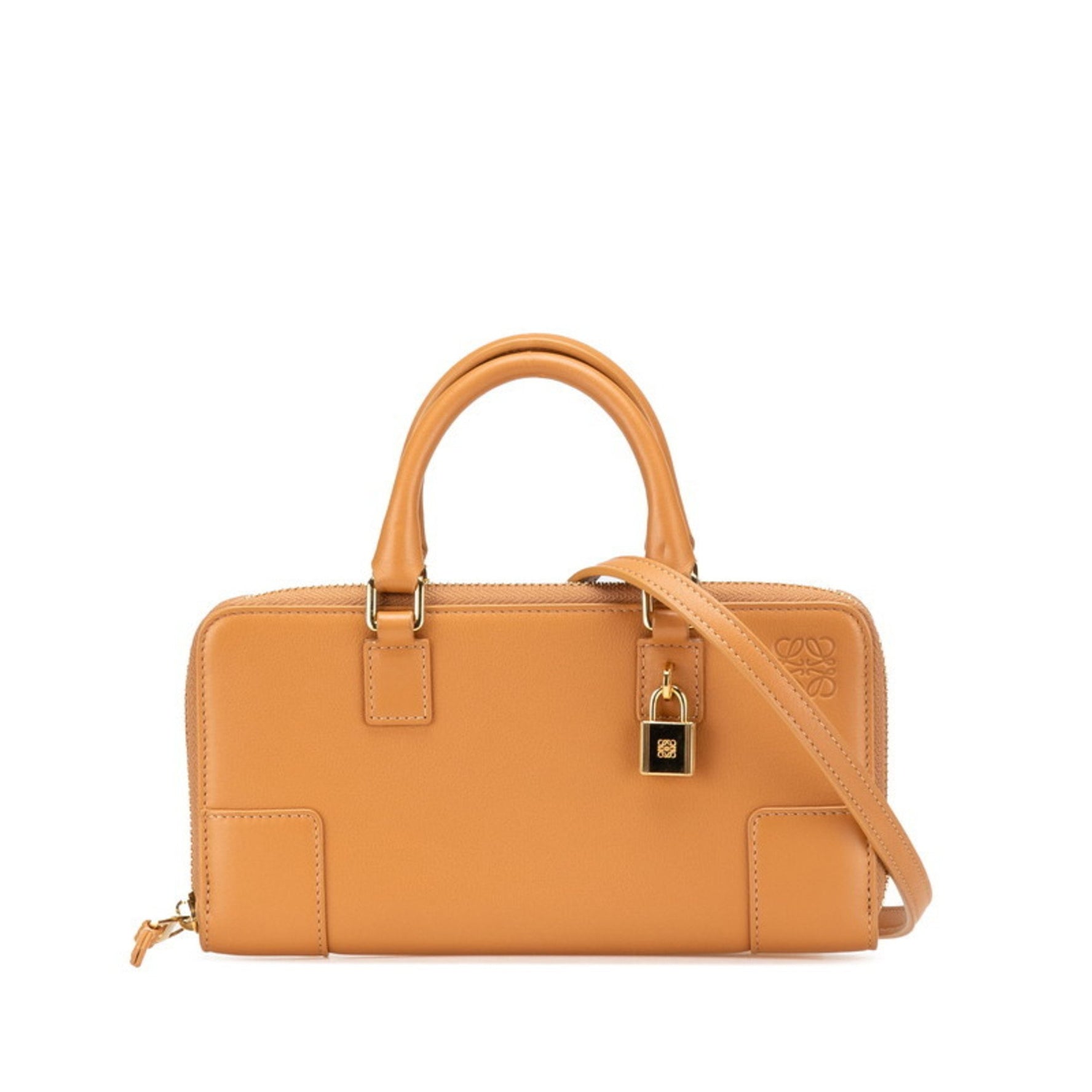 LOEWE Amazona Pouch, round zipper, long wallet, handbag, shoulder bag, nappa calf leather