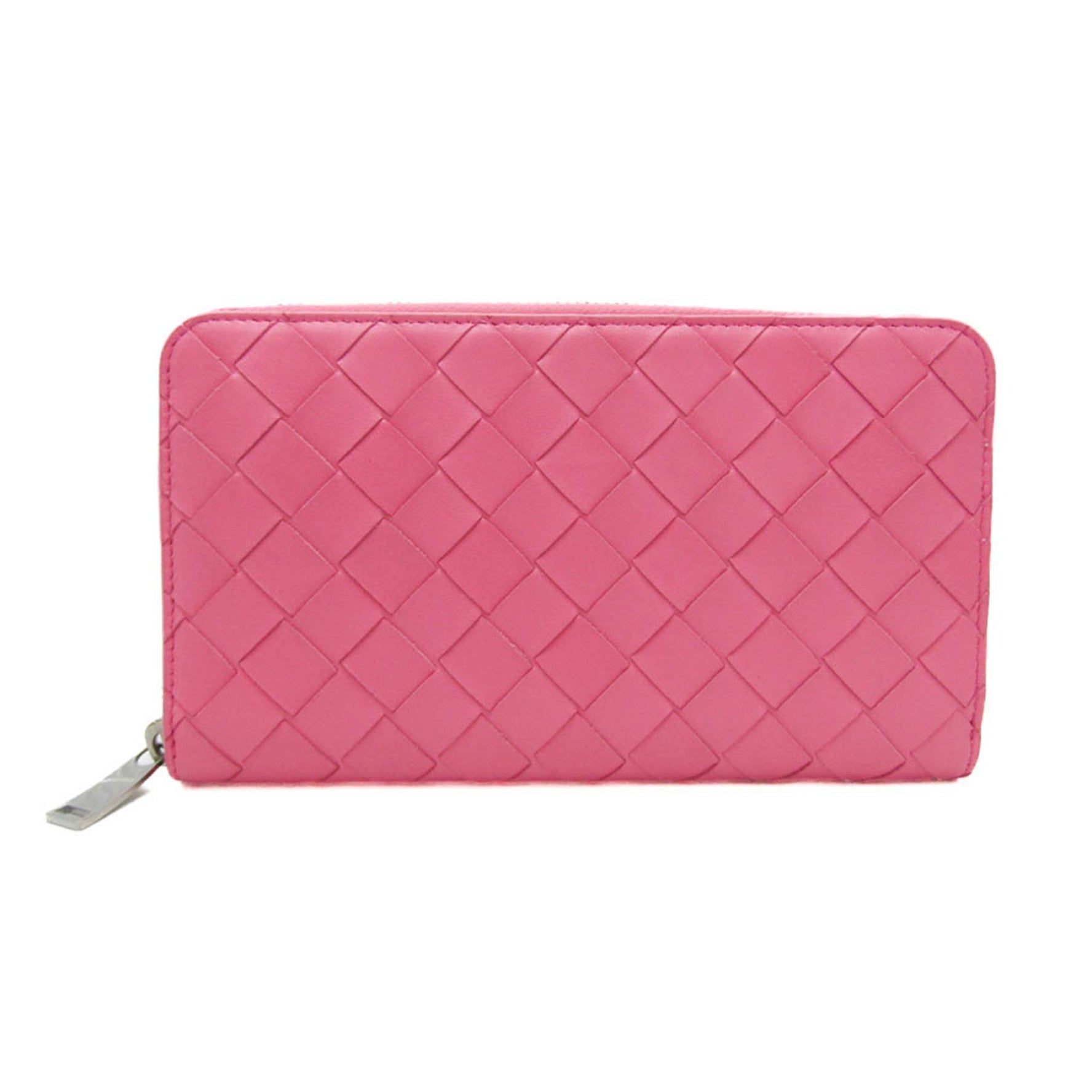 Bottega Veneta Intrecciato Lambskin Long Wallet (bi-fold)