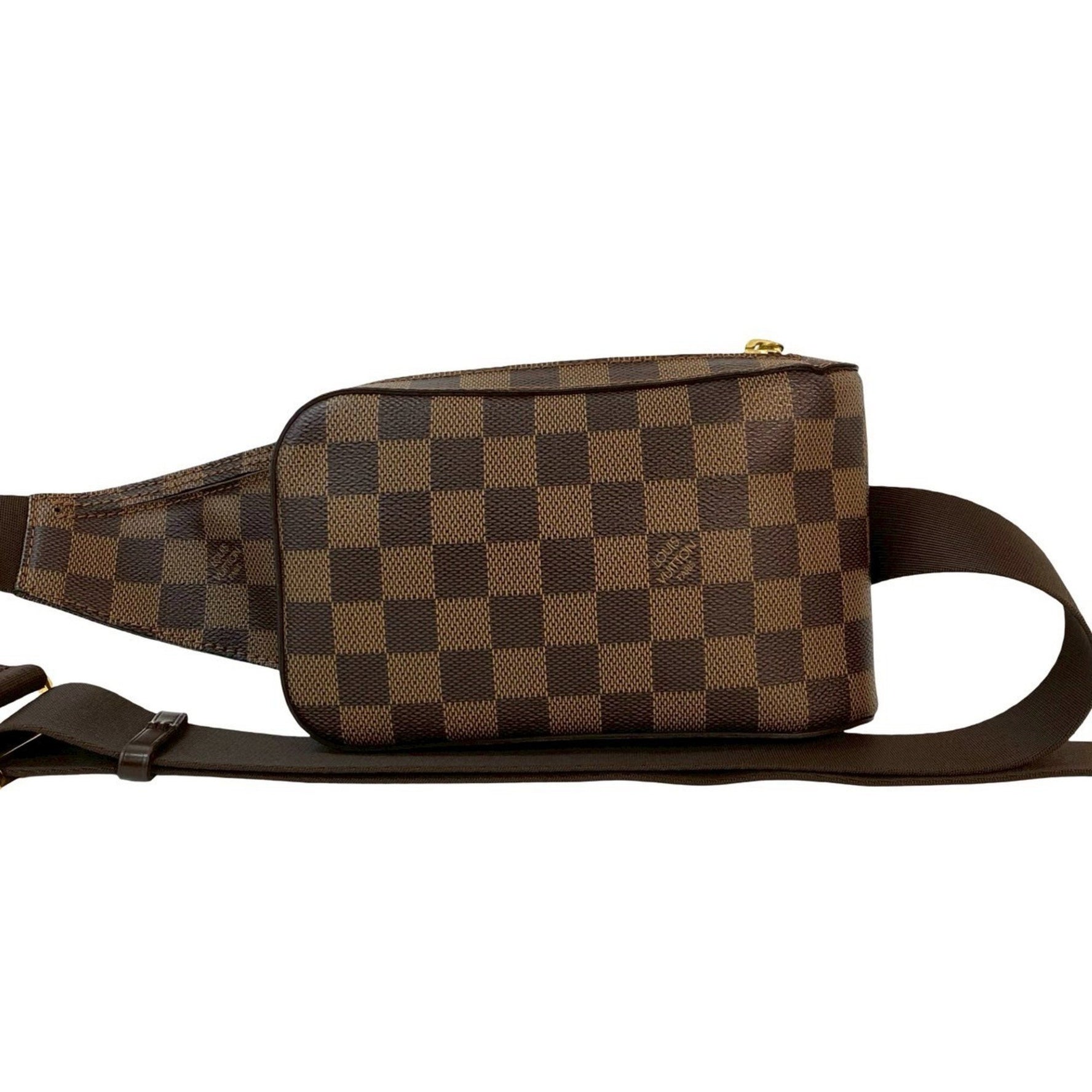 Unused, stored LOUIS VUITTON Geronimos Damier Leather Body Bag, Waist Shoulder