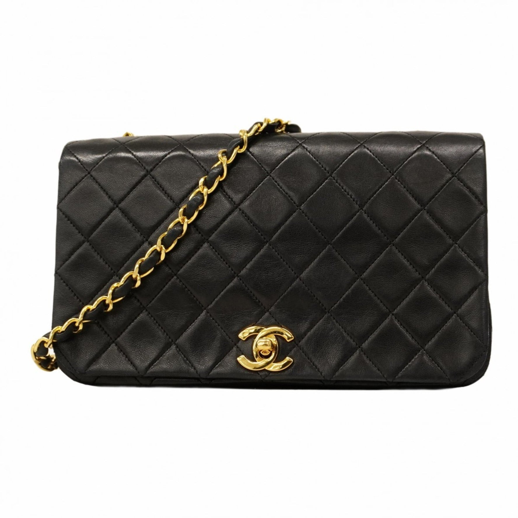 Chanel Matelasse Shoulder Bag with Chain Bag, Lambskin