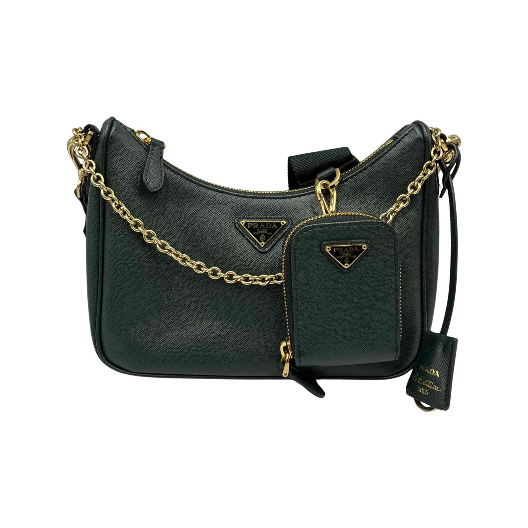 Prada Re-Edition 2005 Saffiano Leather Shoulder Bag