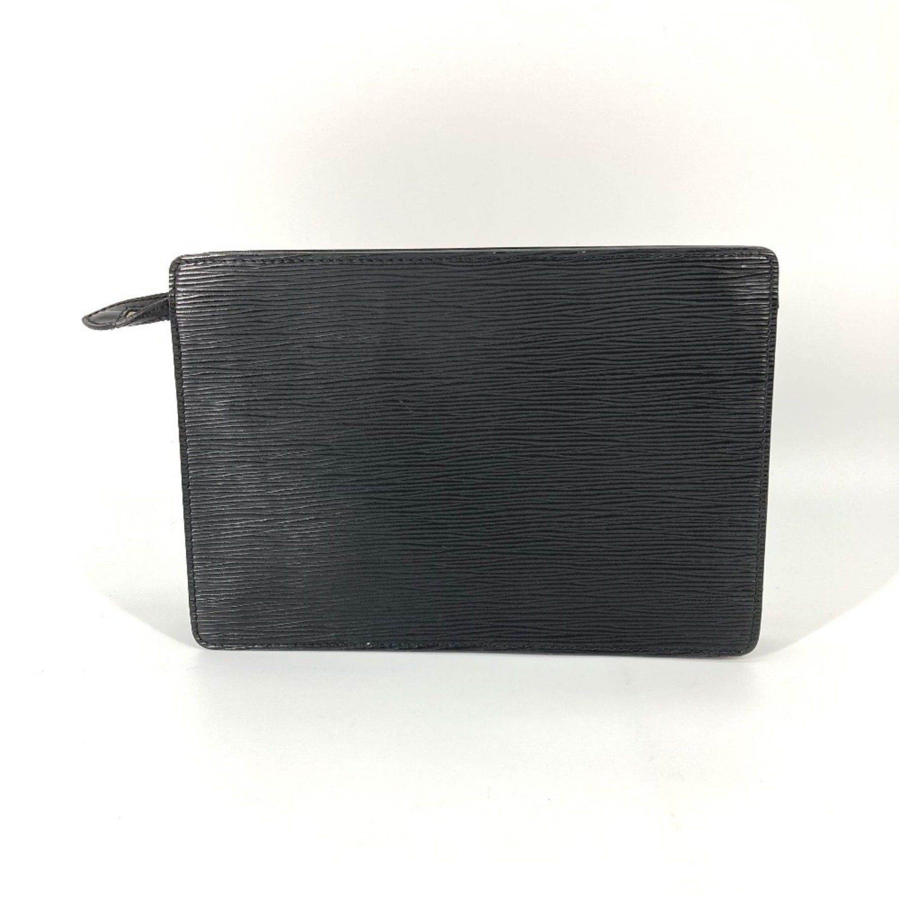 LOUIS VUITTON M52522 Epi Leather Pochette Homme Pouch Clutch Bag/Second Bag in Creel Black for Men
