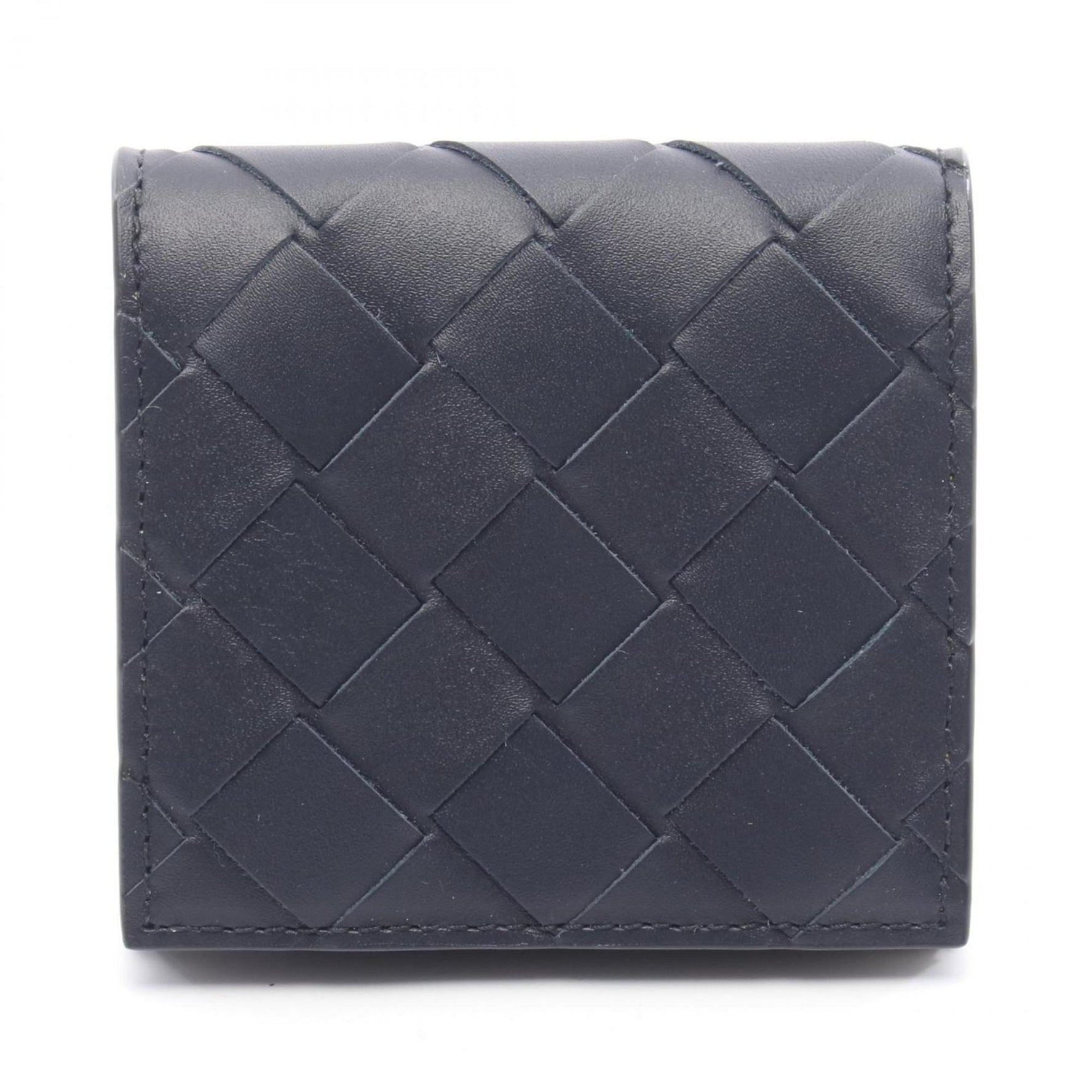 Bottega Veneta Intrecciato coin case wallet, leather, men's and