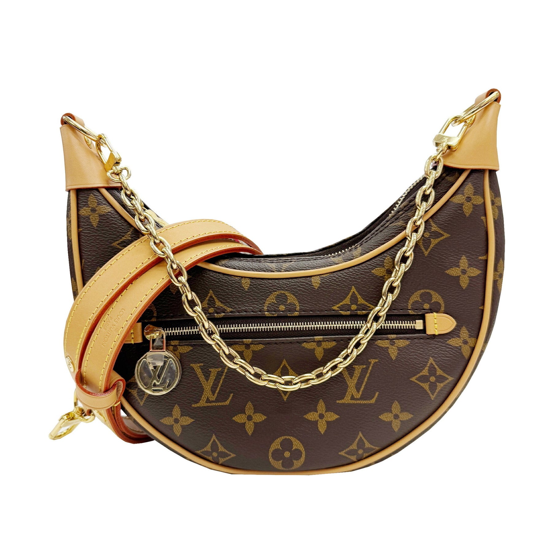 LOUIS VUITTON Louis Vuitton Loop RFID Monogram Brown Shoulder Bag
