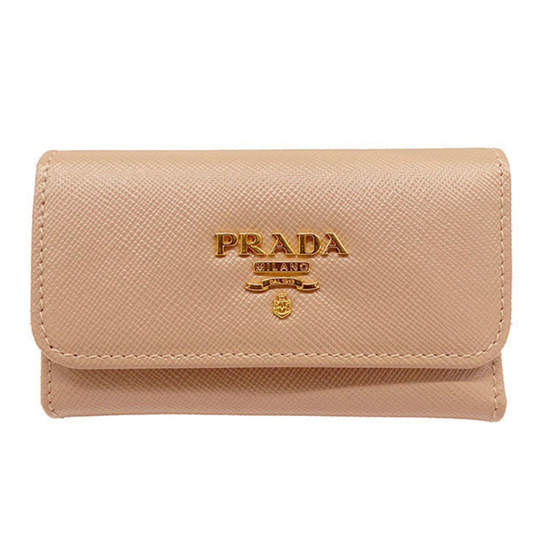 Prada Saffiano Cameo Pink Key Case