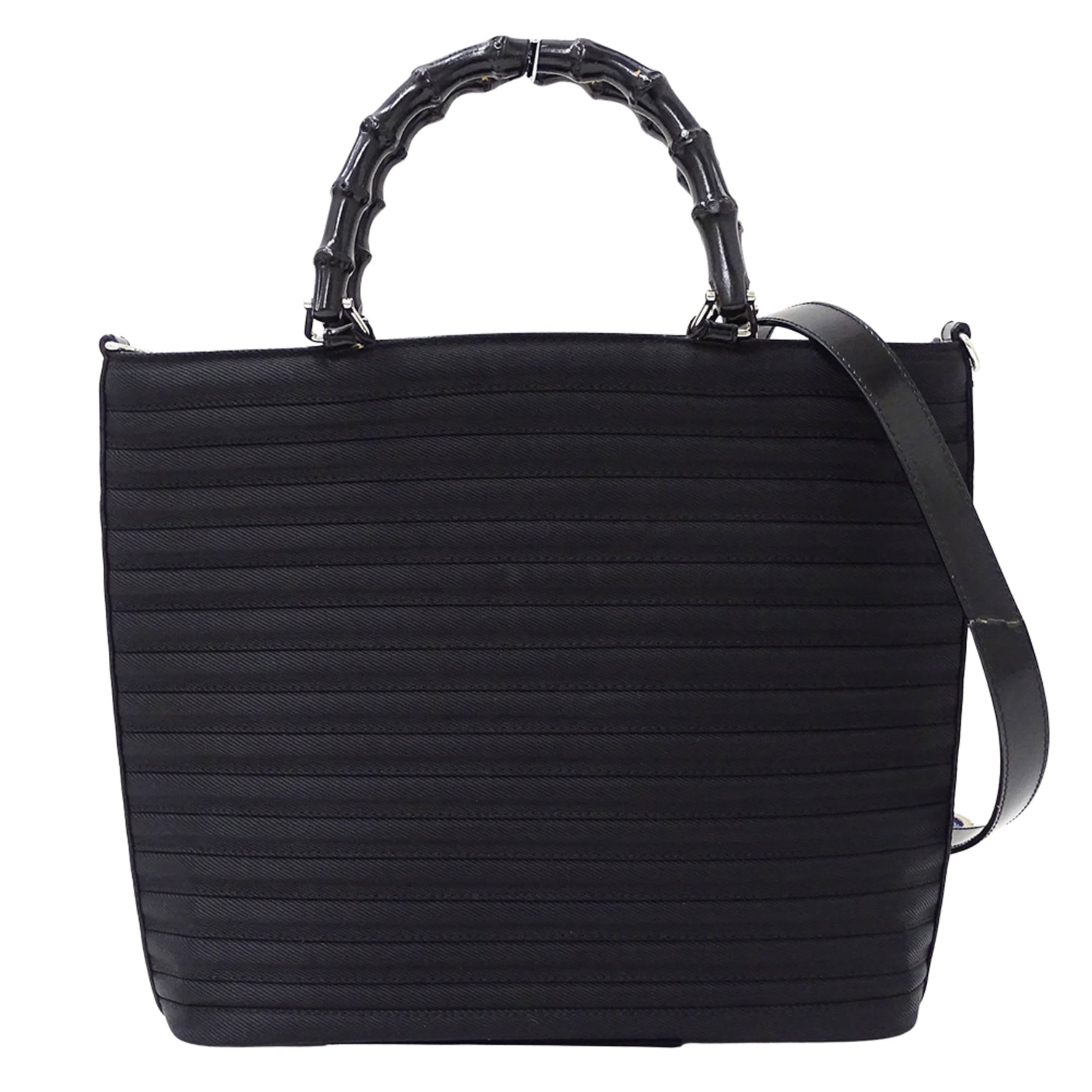 Gucci Handbag/Shoulder Bag, Bamboo and Nylon, 000 1998 0588