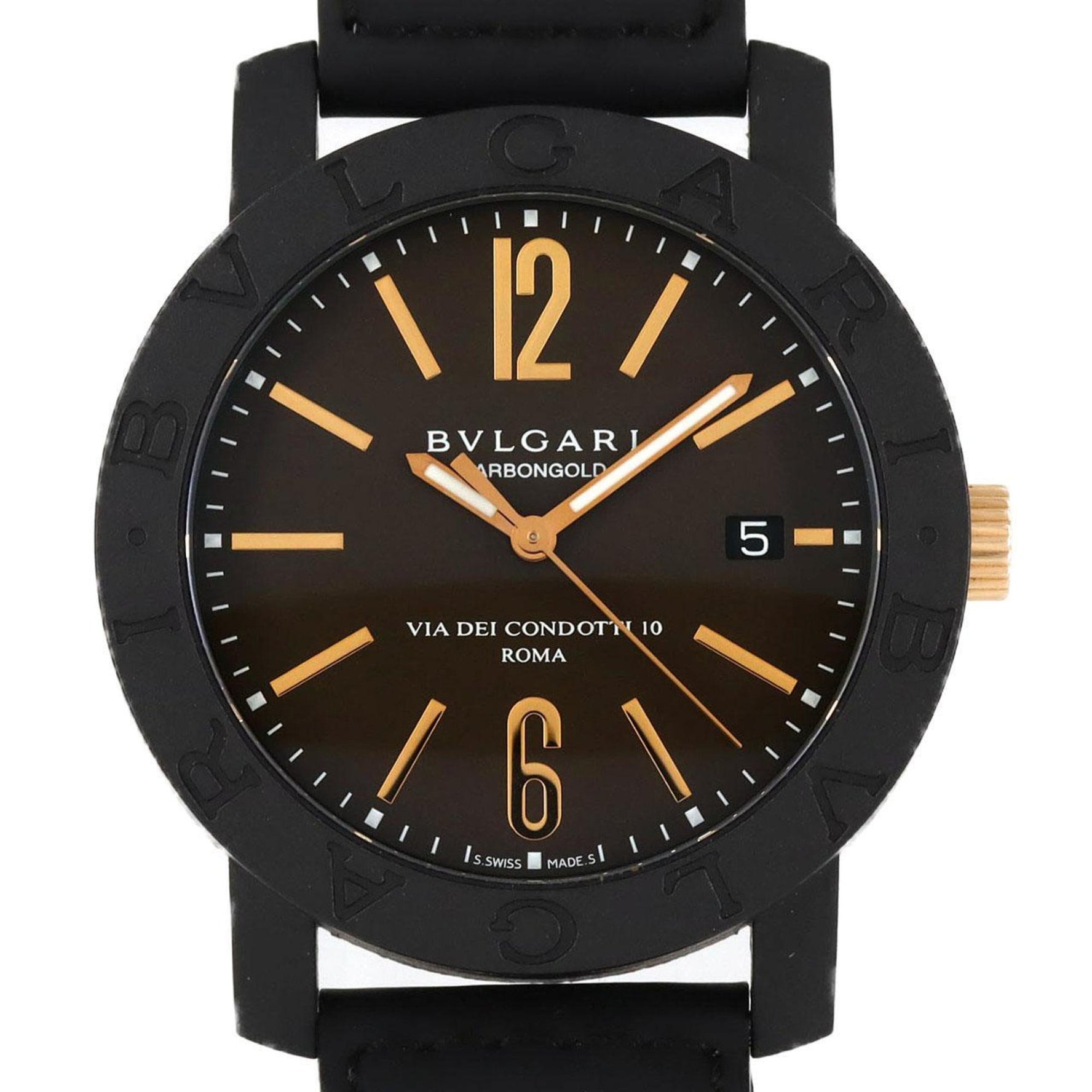 Bvlgari Carbon Gold Watch Automatic